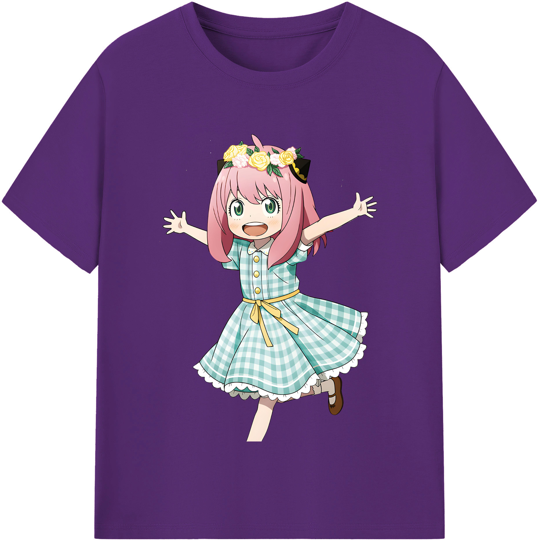 （画像用） SPY×FAMILY间谍家家酒 綿100％半袖Tシャツ（フロントプリント）