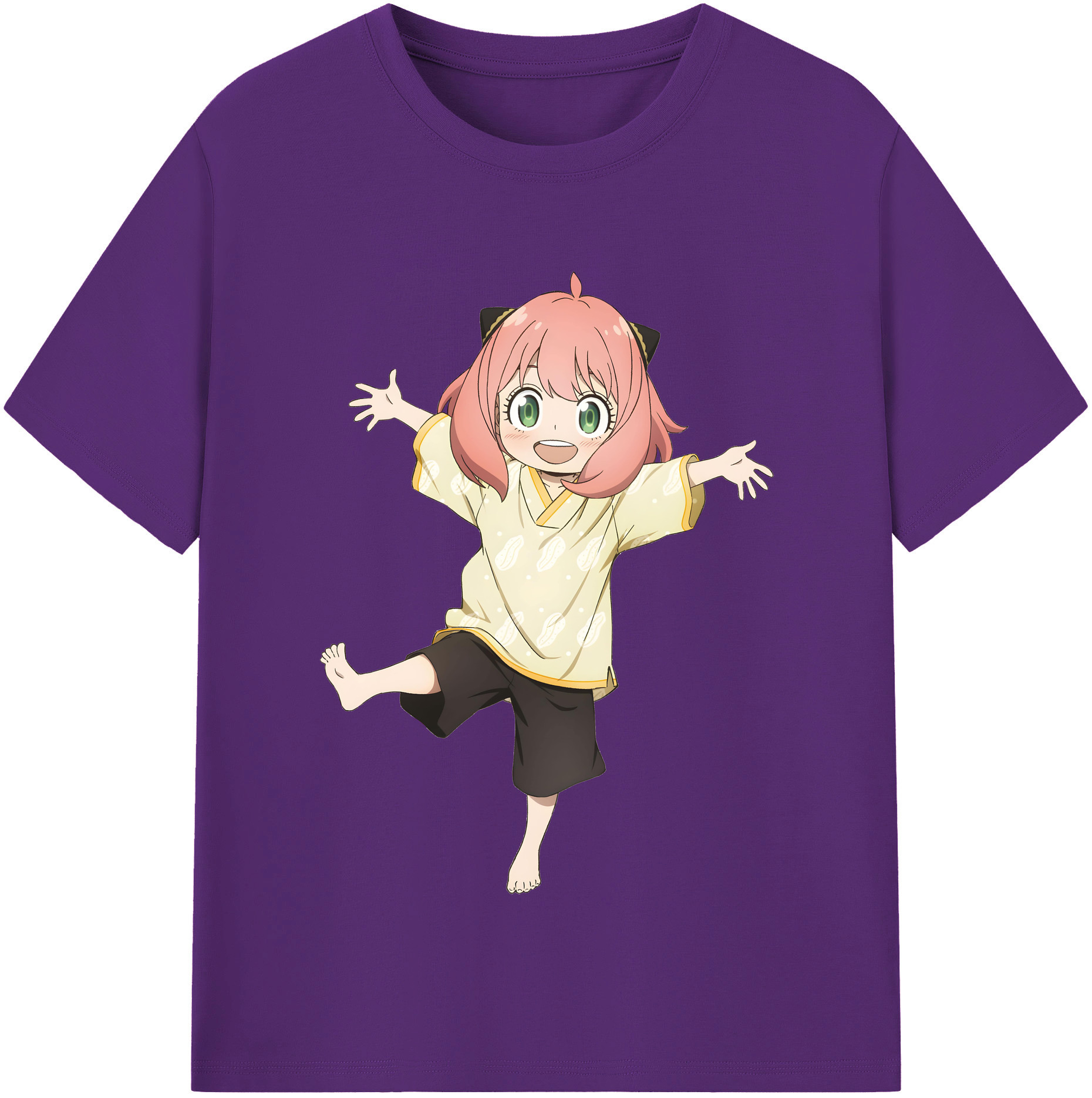 （画像用） SPY×FAMILY间谍家家酒 綿100％半袖Tシャツ（フロントプリント）