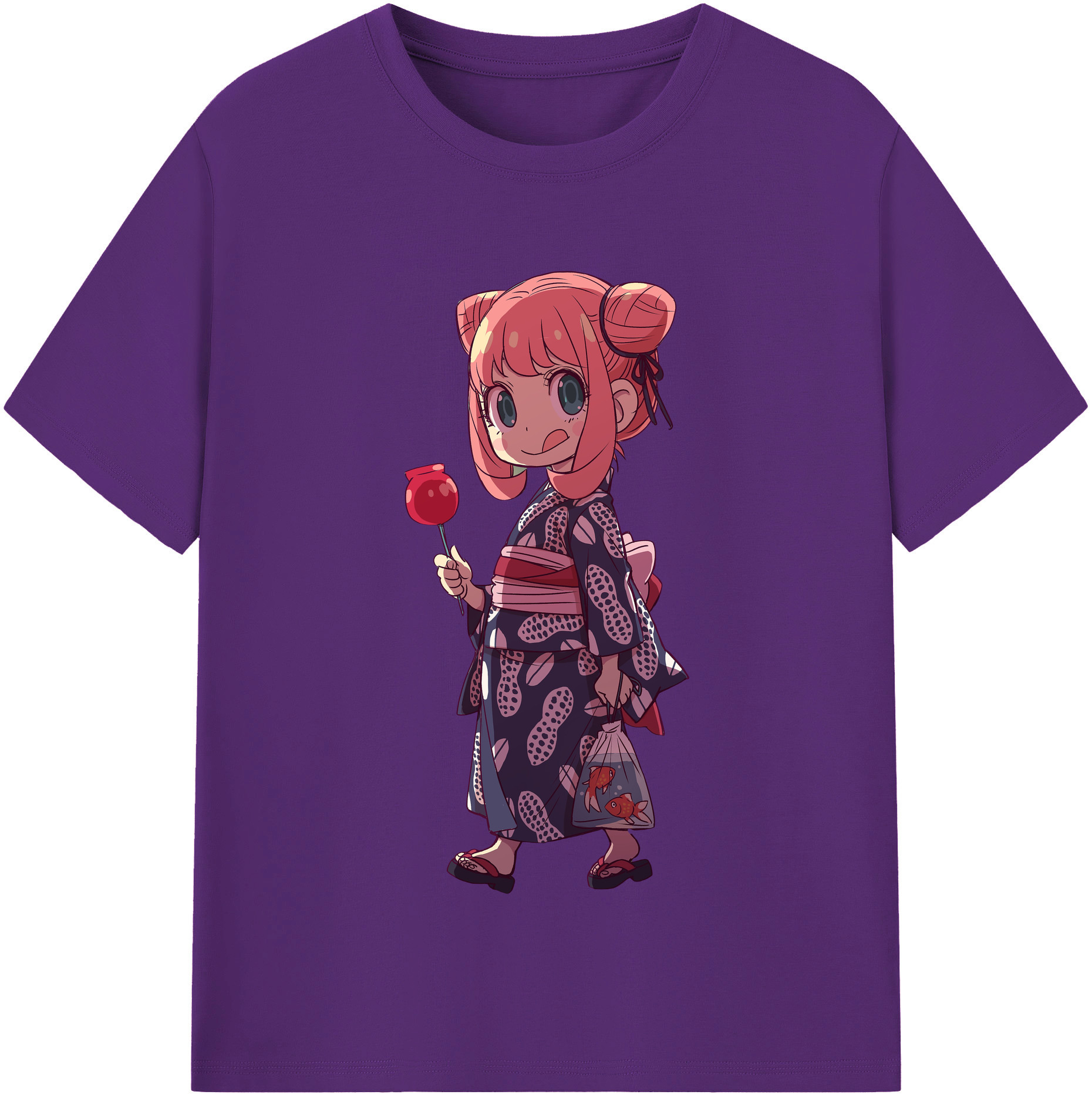 （画像用） SPY×FAMILY间谍家家酒 綿100％半袖Tシャツ（フロントプリント）