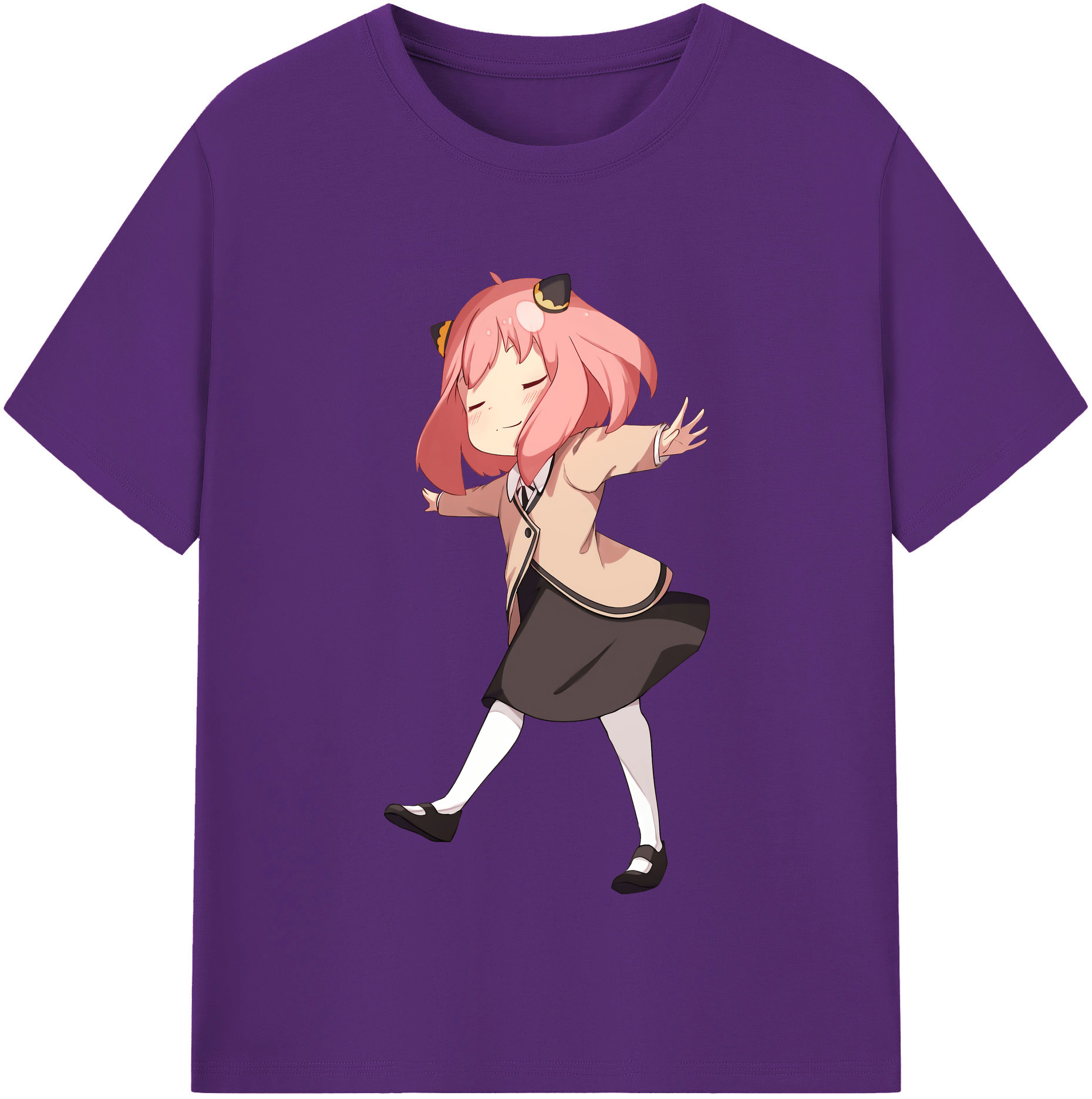 （画像用） SPY×FAMILY间谍家家酒 綿100％半袖Tシャツ（フロントプリント）