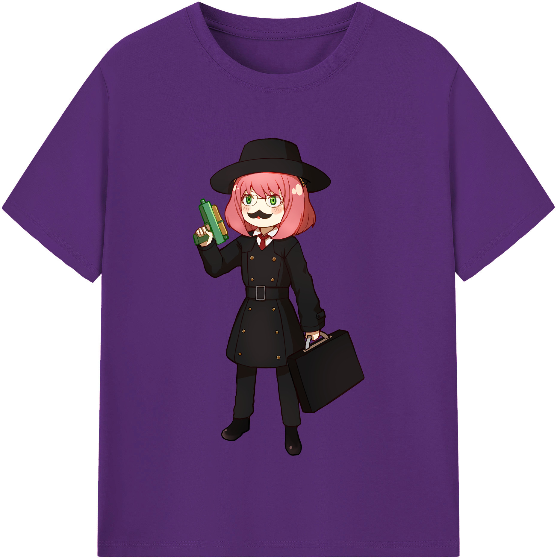 （画像用） SPY×FAMILY间谍家家酒 綿100％半袖Tシャツ（フロントプリント）