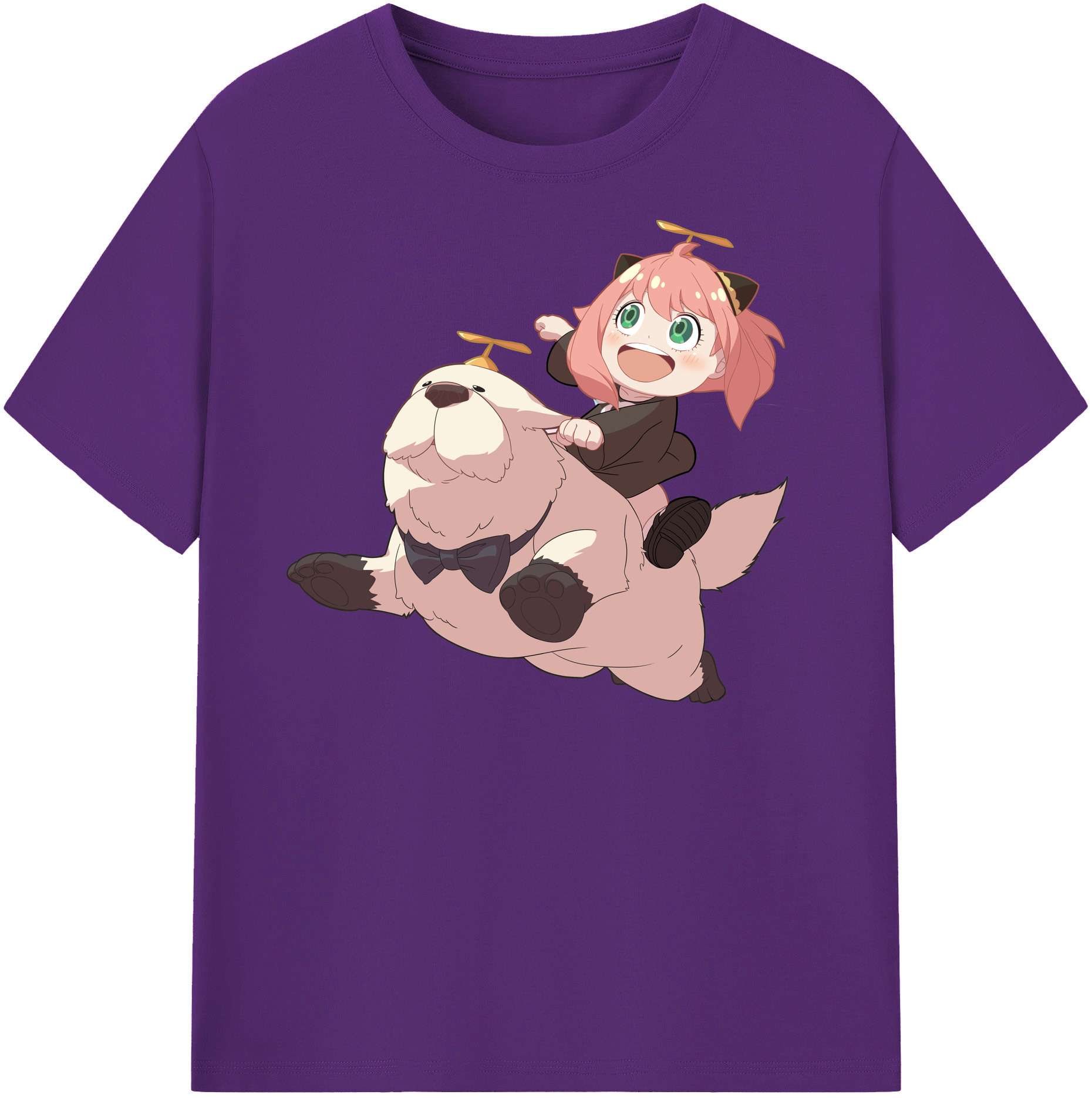 （画像用） SPY×FAMILY间谍家家酒 綿100％半袖Tシャツ（フロントプリント）