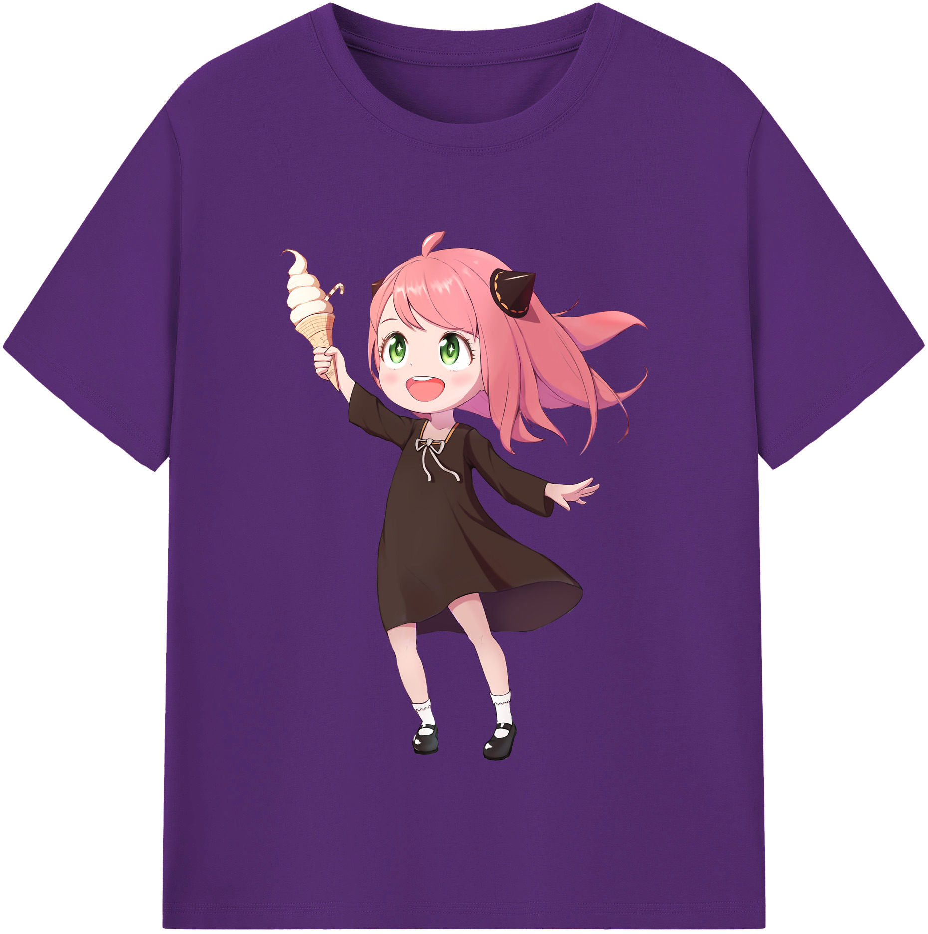 （画像用） SPY×FAMILY间谍家家酒 綿100％半袖Tシャツ（フロントプリント）