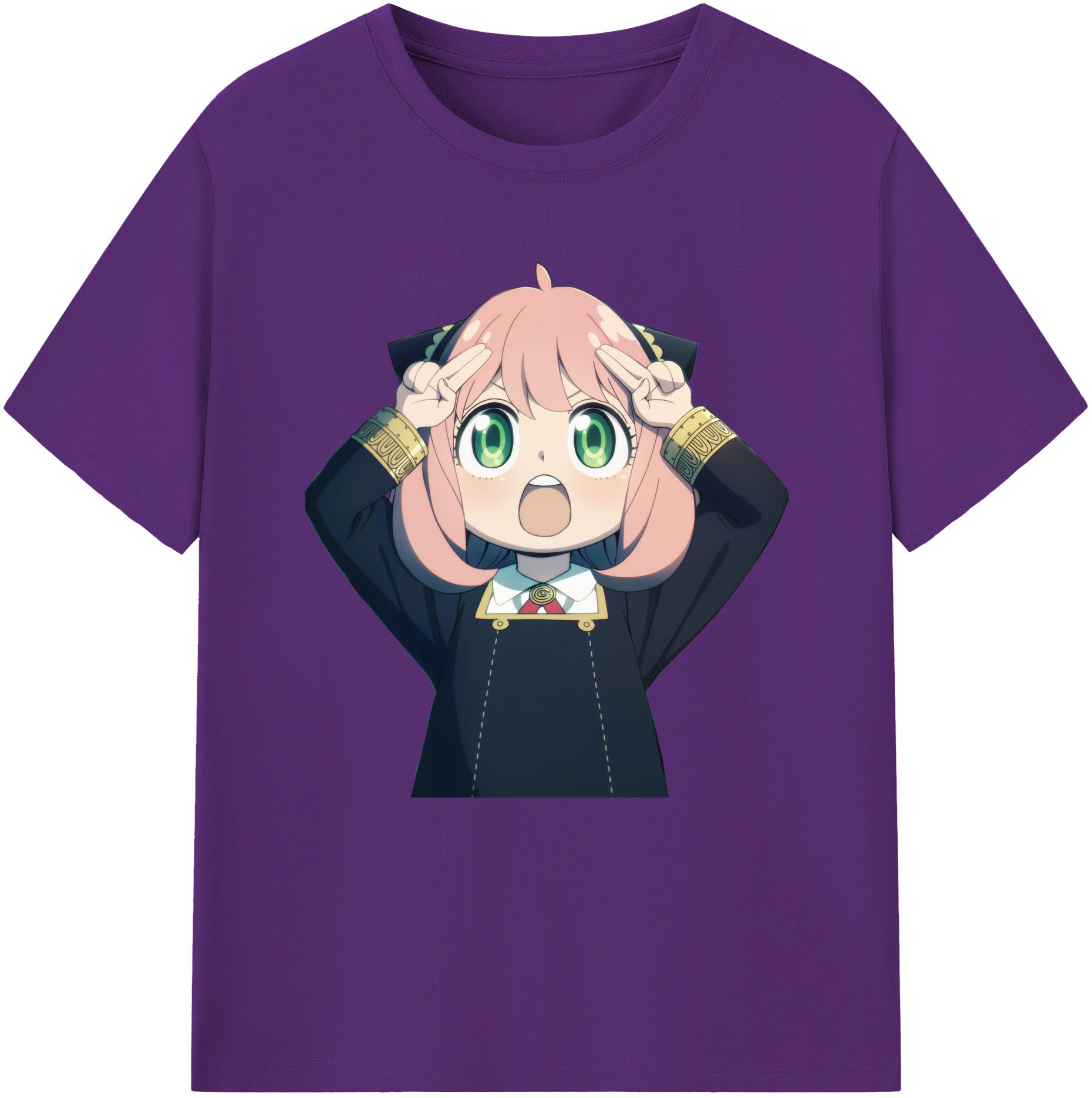 （画像用） SPY×FAMILY间谍家家酒 綿100％半袖Tシャツ（フロントプリント）