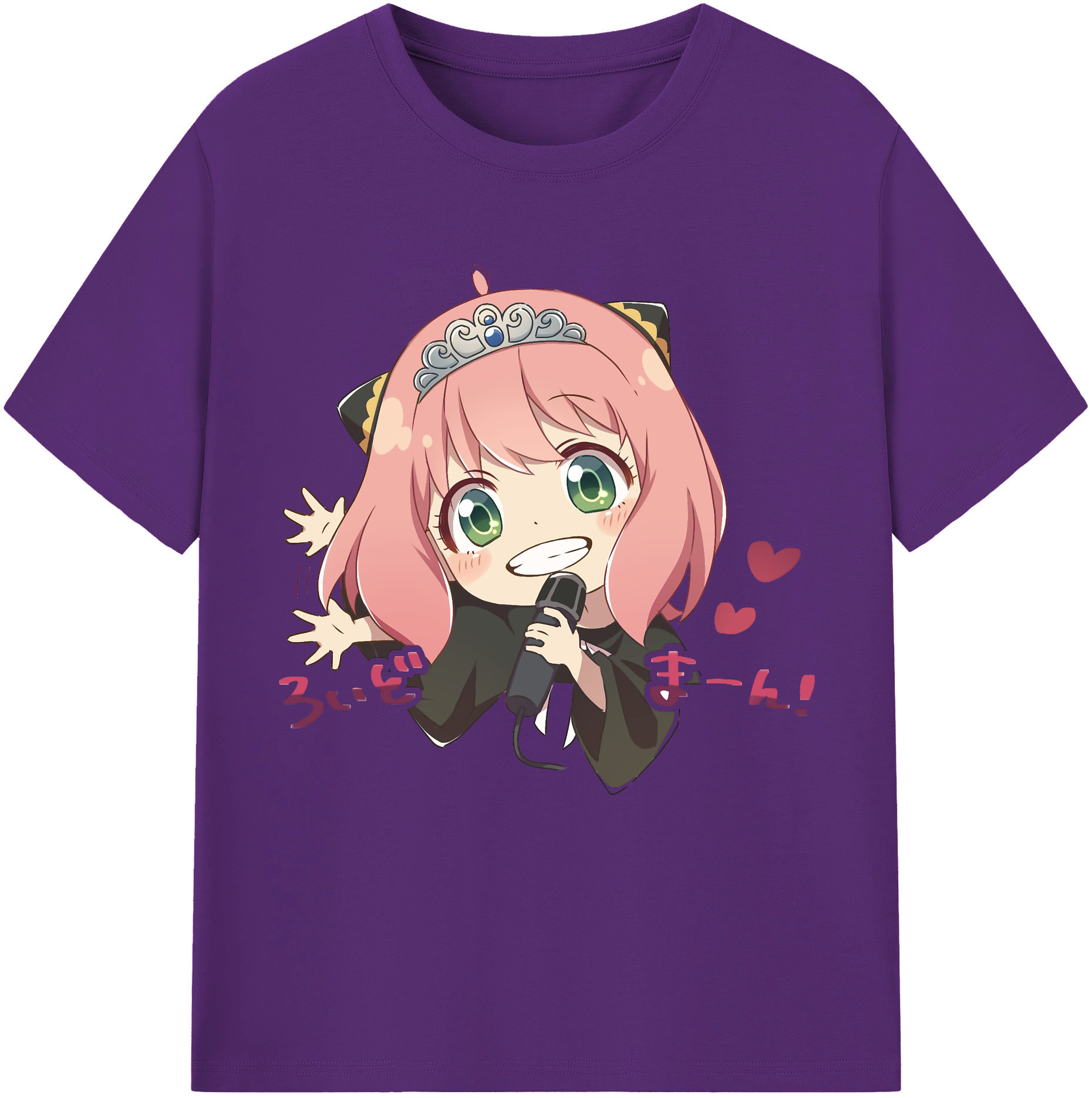 （画像用） SPY×FAMILY间谍家家酒 綿100％半袖Tシャツ（フロントプリント）