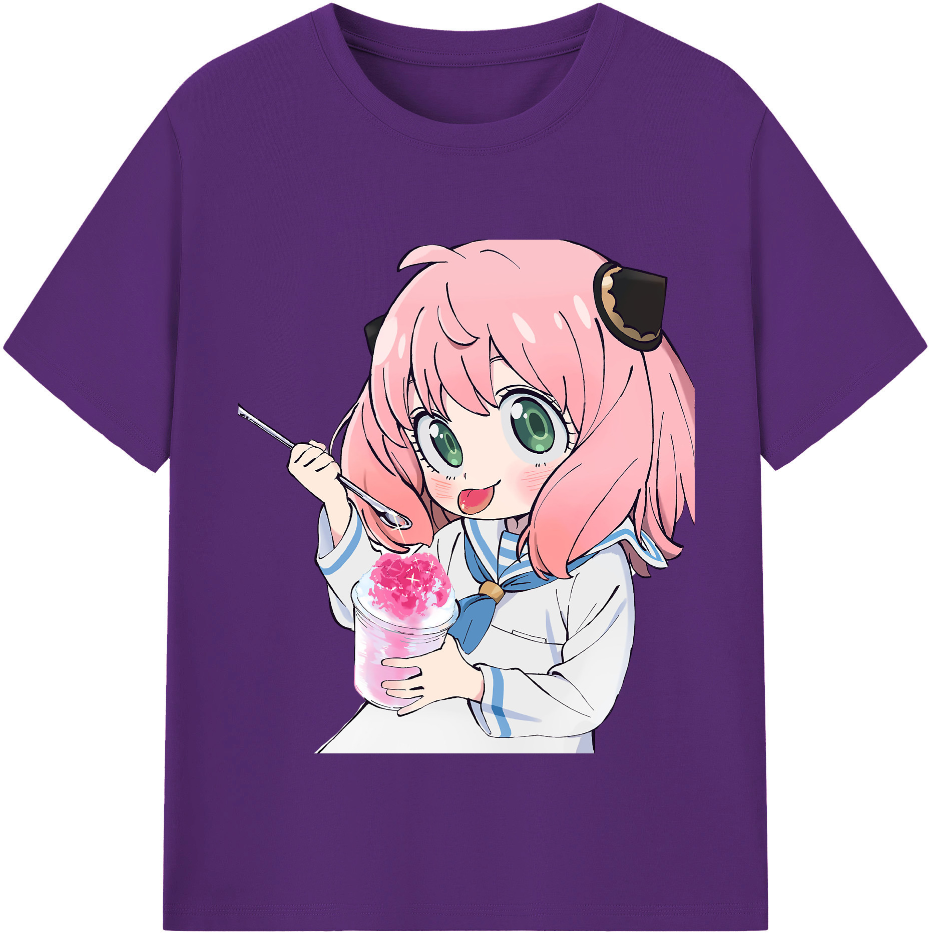 （画像用） SPY×FAMILY间谍家家酒 綿100％半袖Tシャツ（フロントプリント）