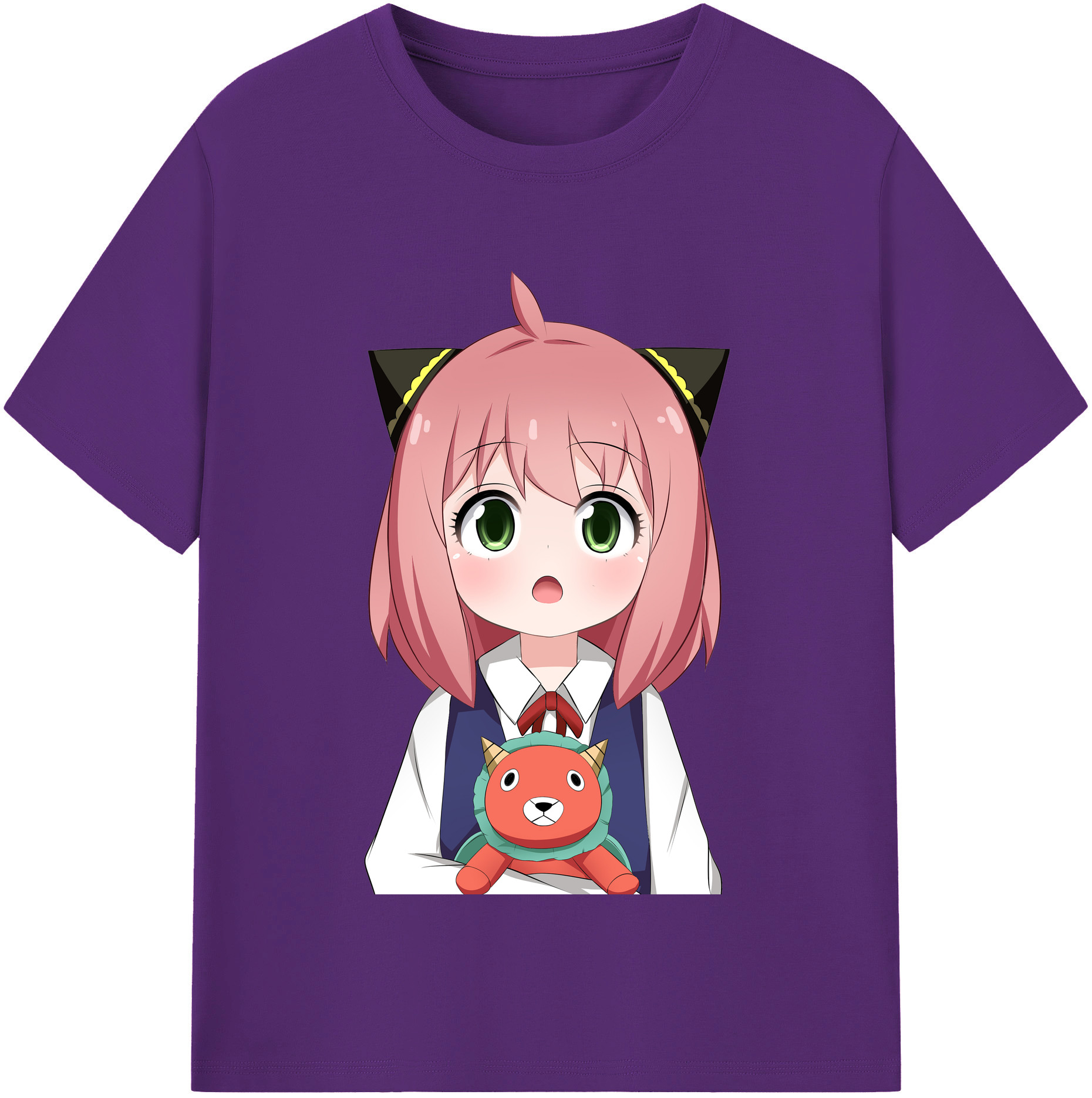 （画像用） SPY×FAMILY间谍家家酒 綿100％半袖Tシャツ（フロントプリント）