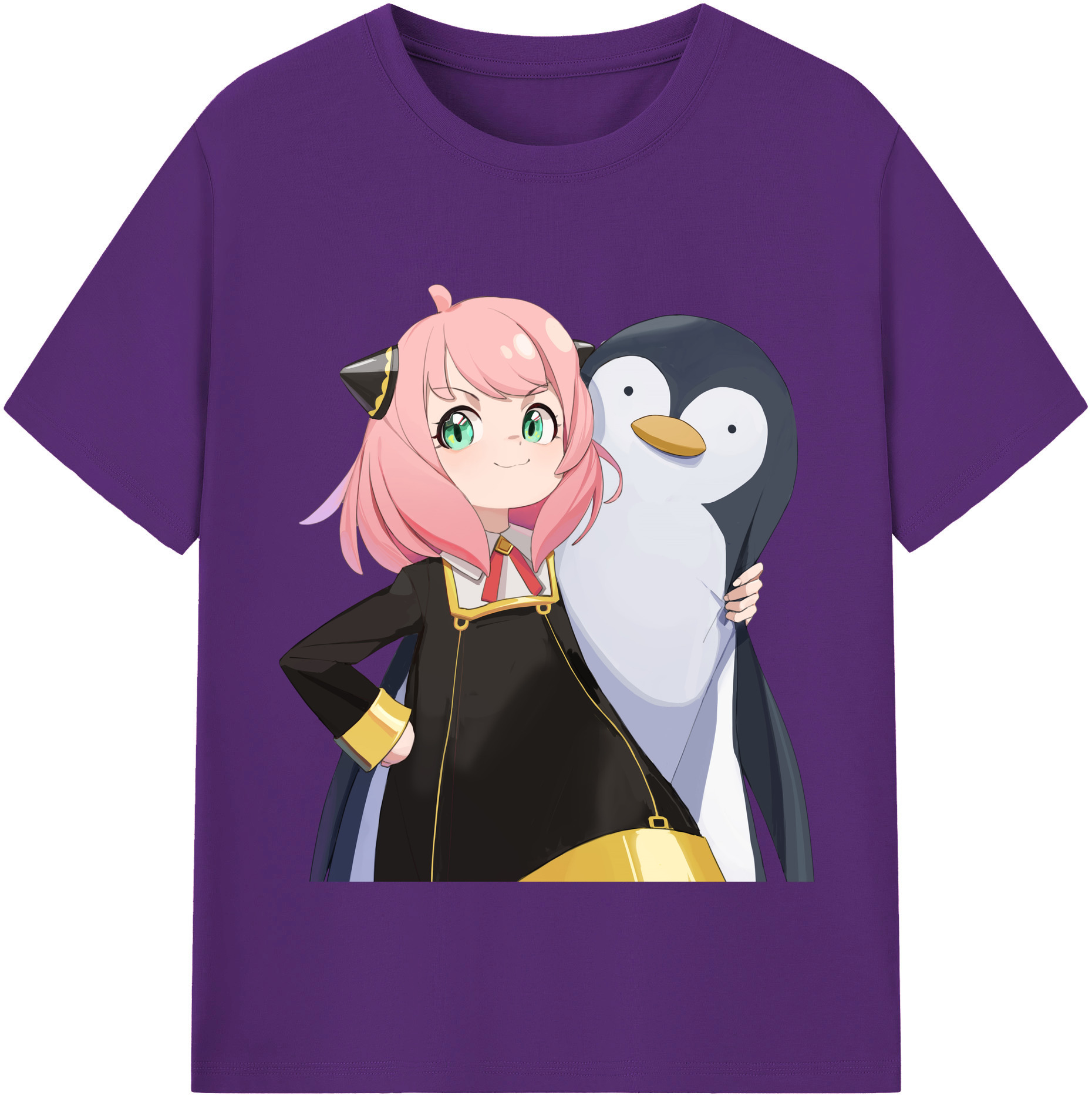 （画像用） SPY×FAMILY间谍家家酒 綿100％半袖Tシャツ（フロントプリント）