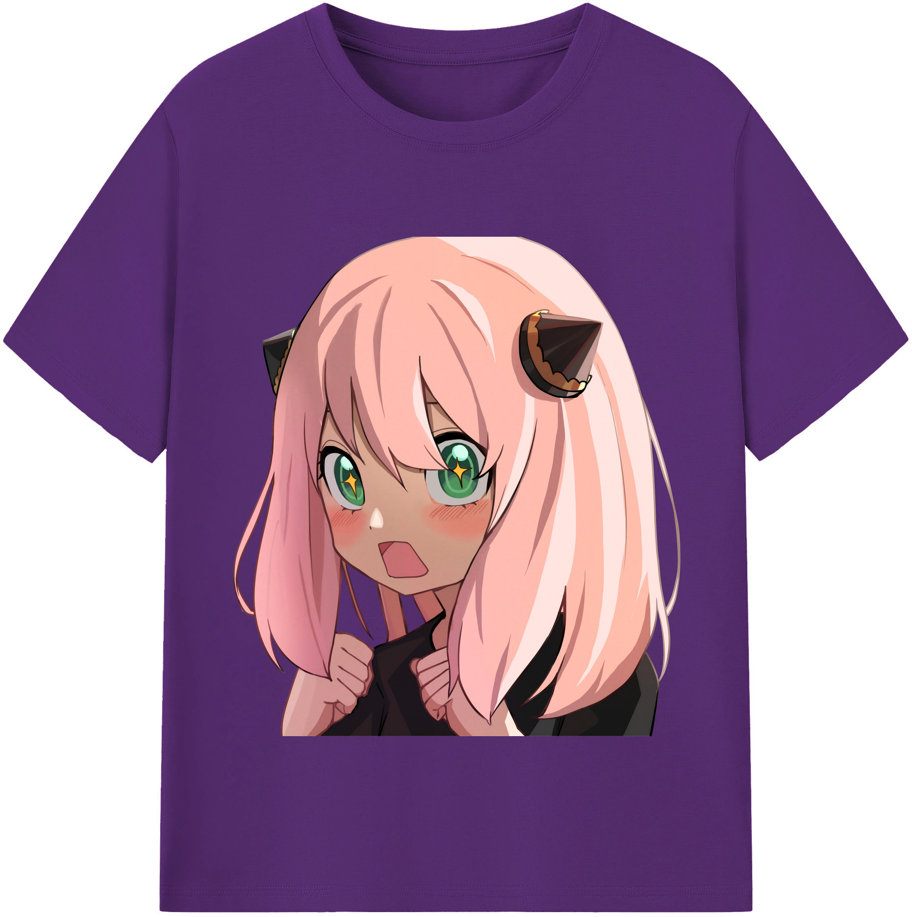 （画像用） SPY×FAMILY间谍家家酒 綿100％半袖Tシャツ（フロントプリント）