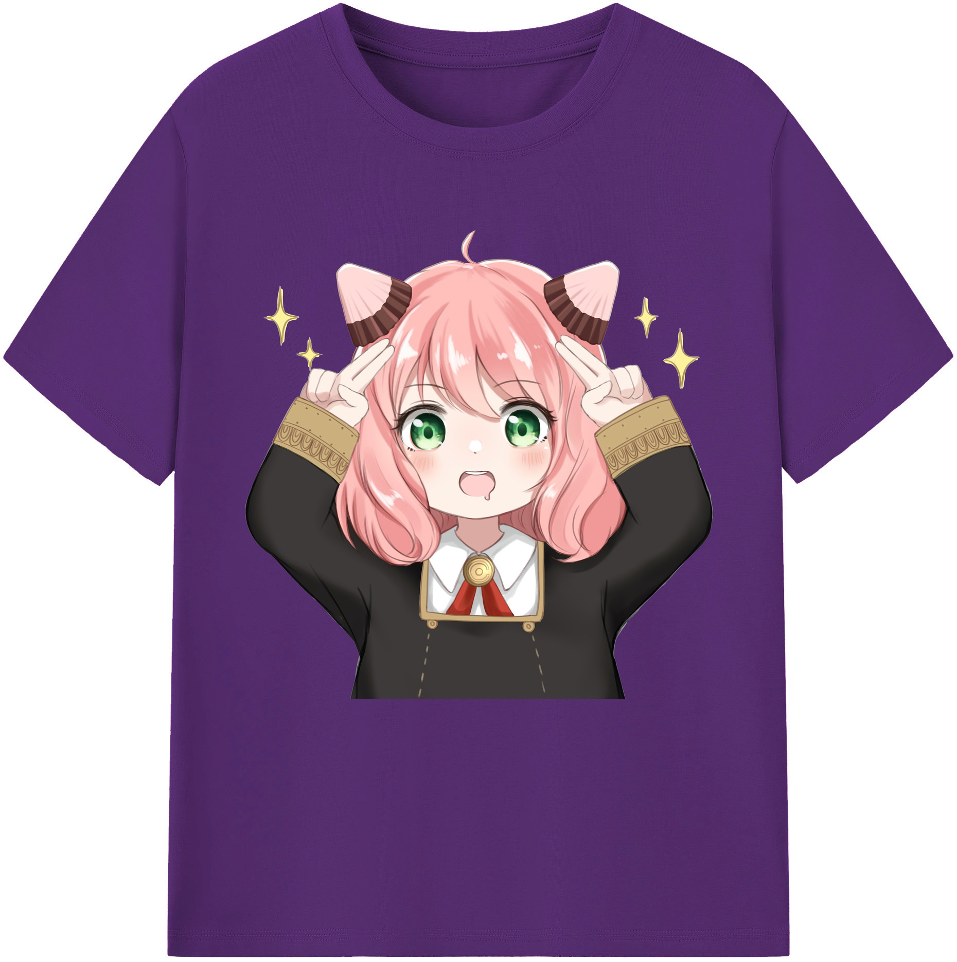 （画像用） SPY×FAMILY间谍家家酒 綿100％半袖Tシャツ（フロントプリント）