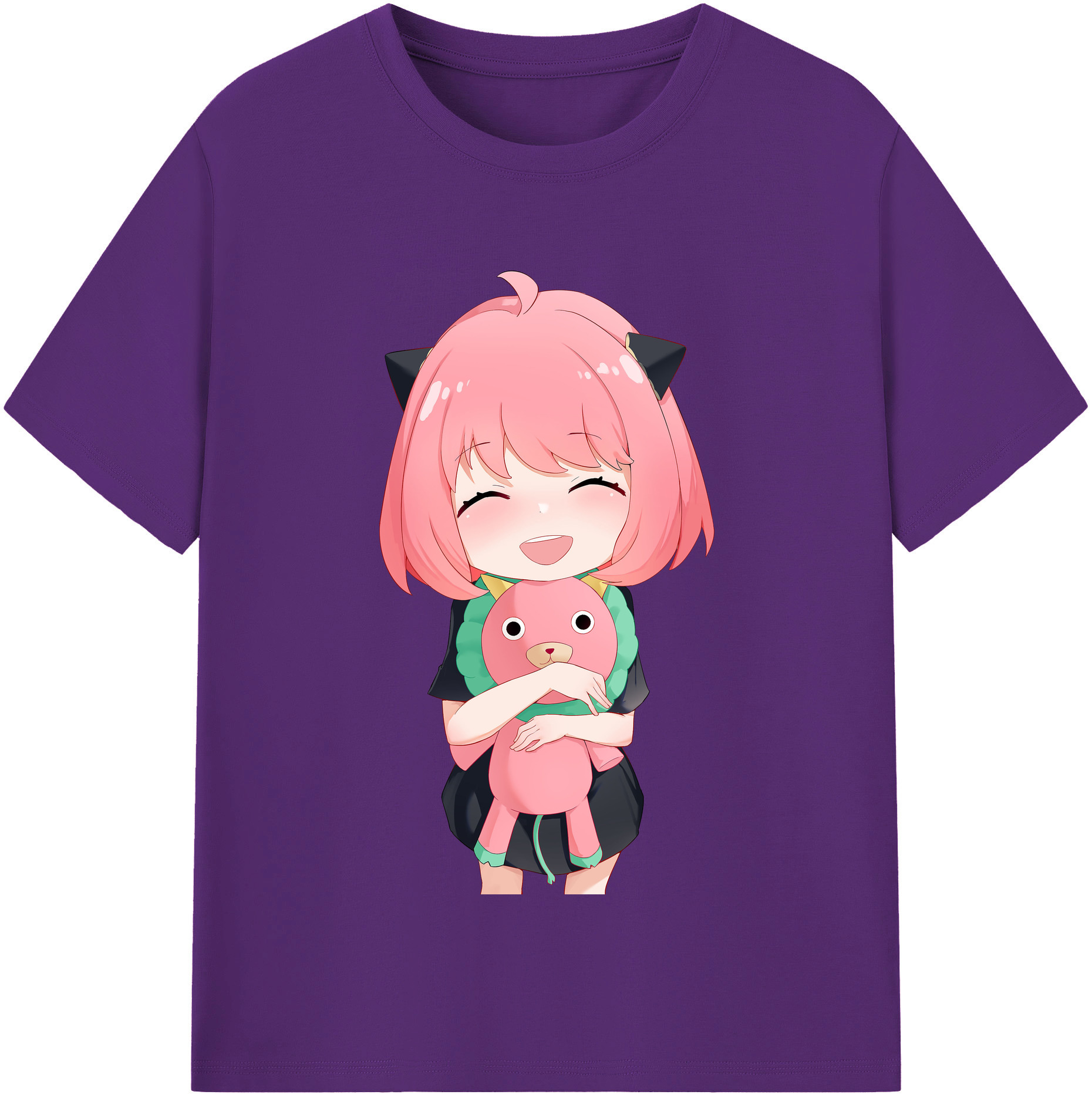 （画像用） SPY×FAMILY间谍家家酒 綿100％半袖Tシャツ（フロントプリント）