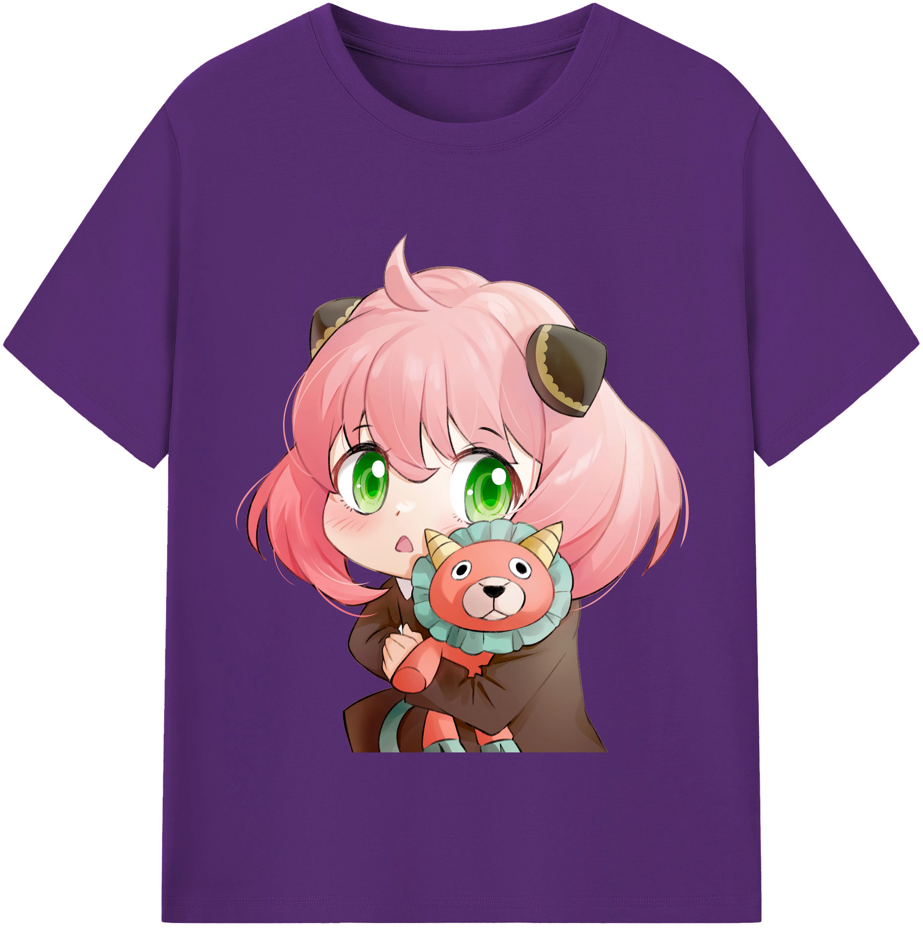 （画像用） SPY×FAMILY间谍家家酒 綿100％半袖Tシャツ（フロントプリント）