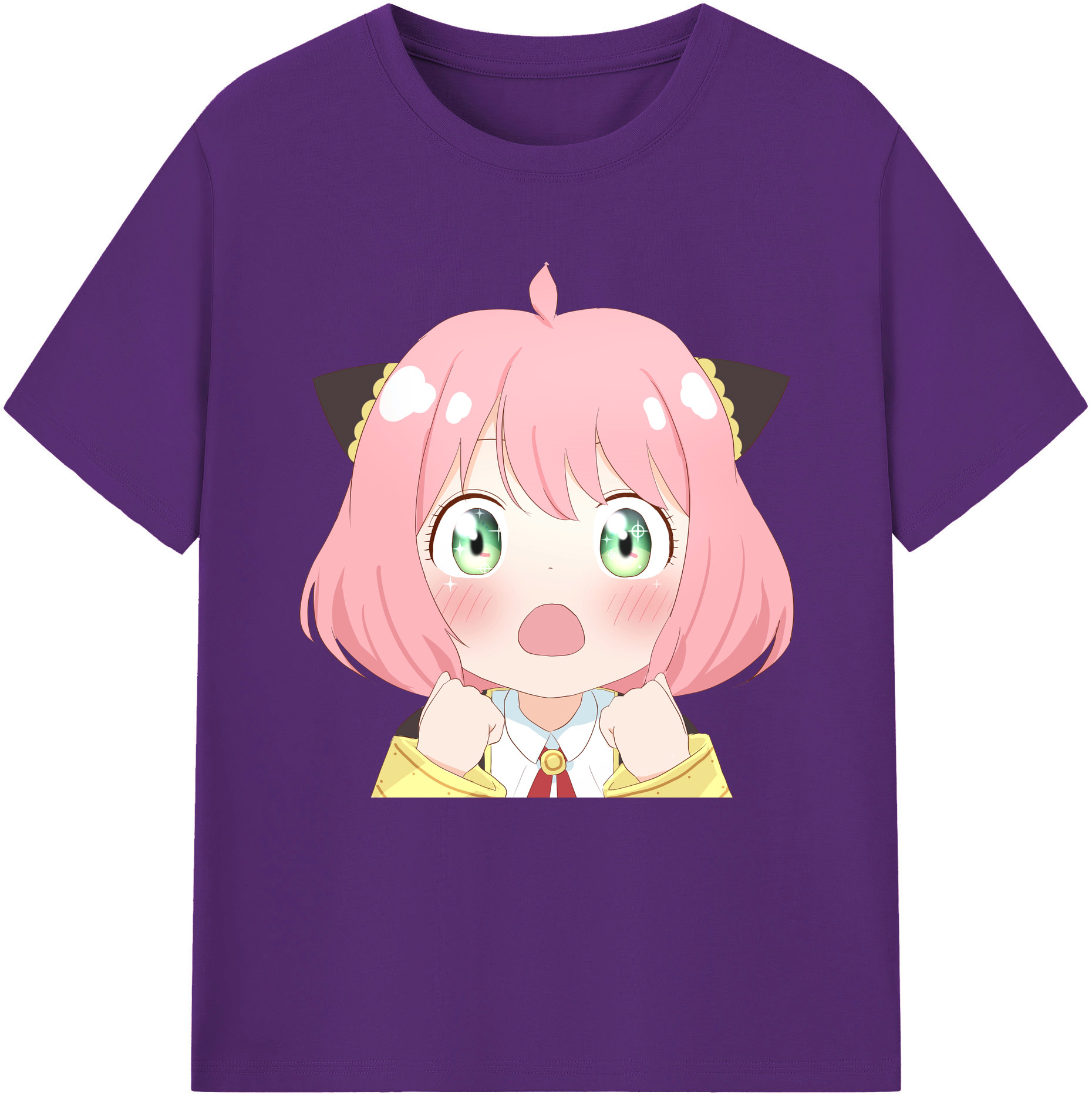 （画像用） SPY×FAMILY间谍家家酒 綿100％半袖Tシャツ（フロントプリント）