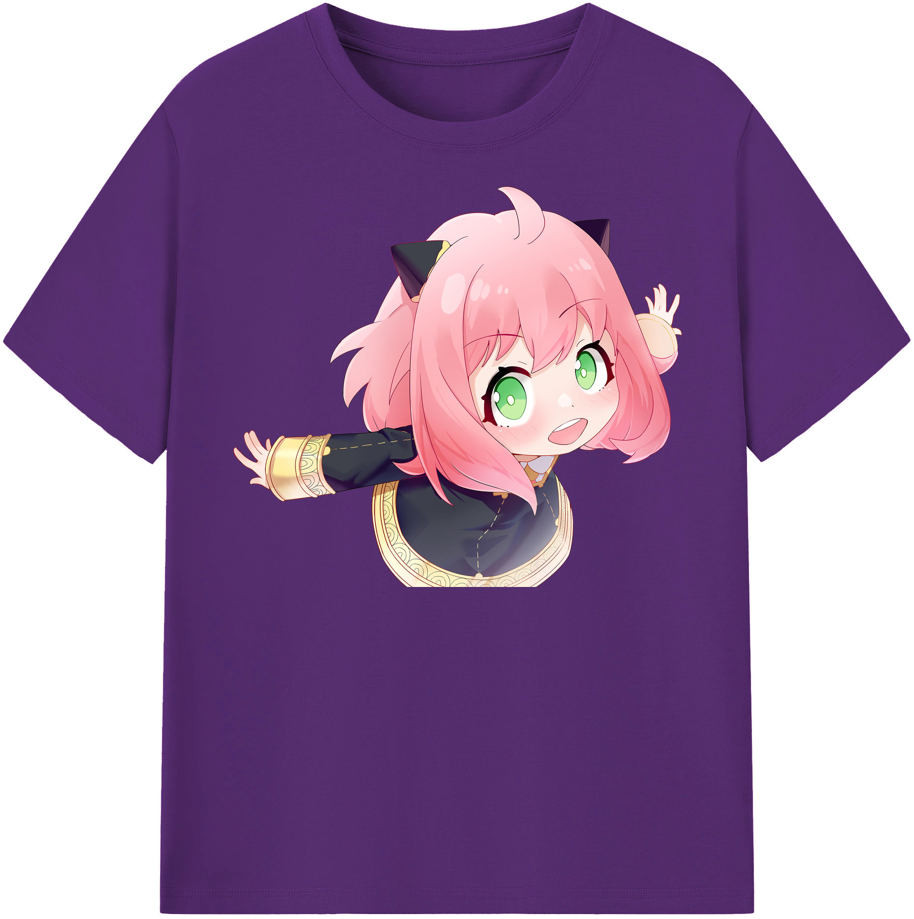 （画像用） SPY×FAMILY间谍家家酒 綿100％半袖Tシャツ（フロントプリント）