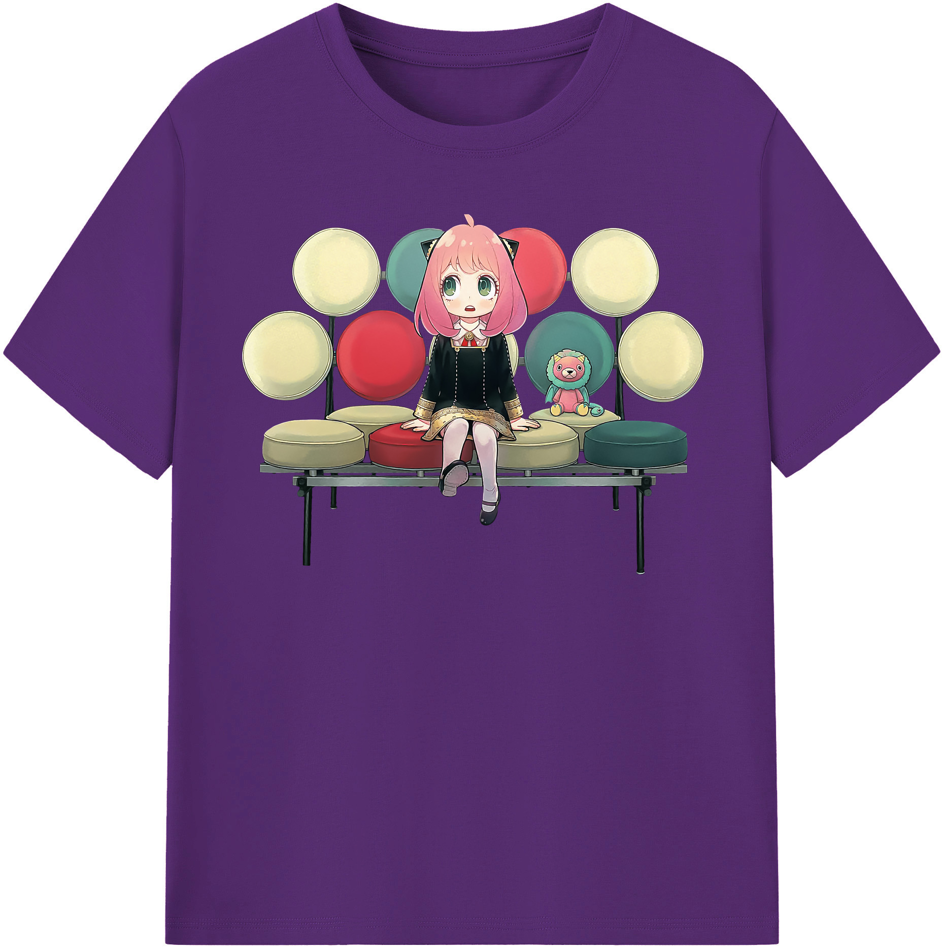 （画像用） SPY×FAMILY间谍家家酒 綿100％半袖Tシャツ（フロントプリント）