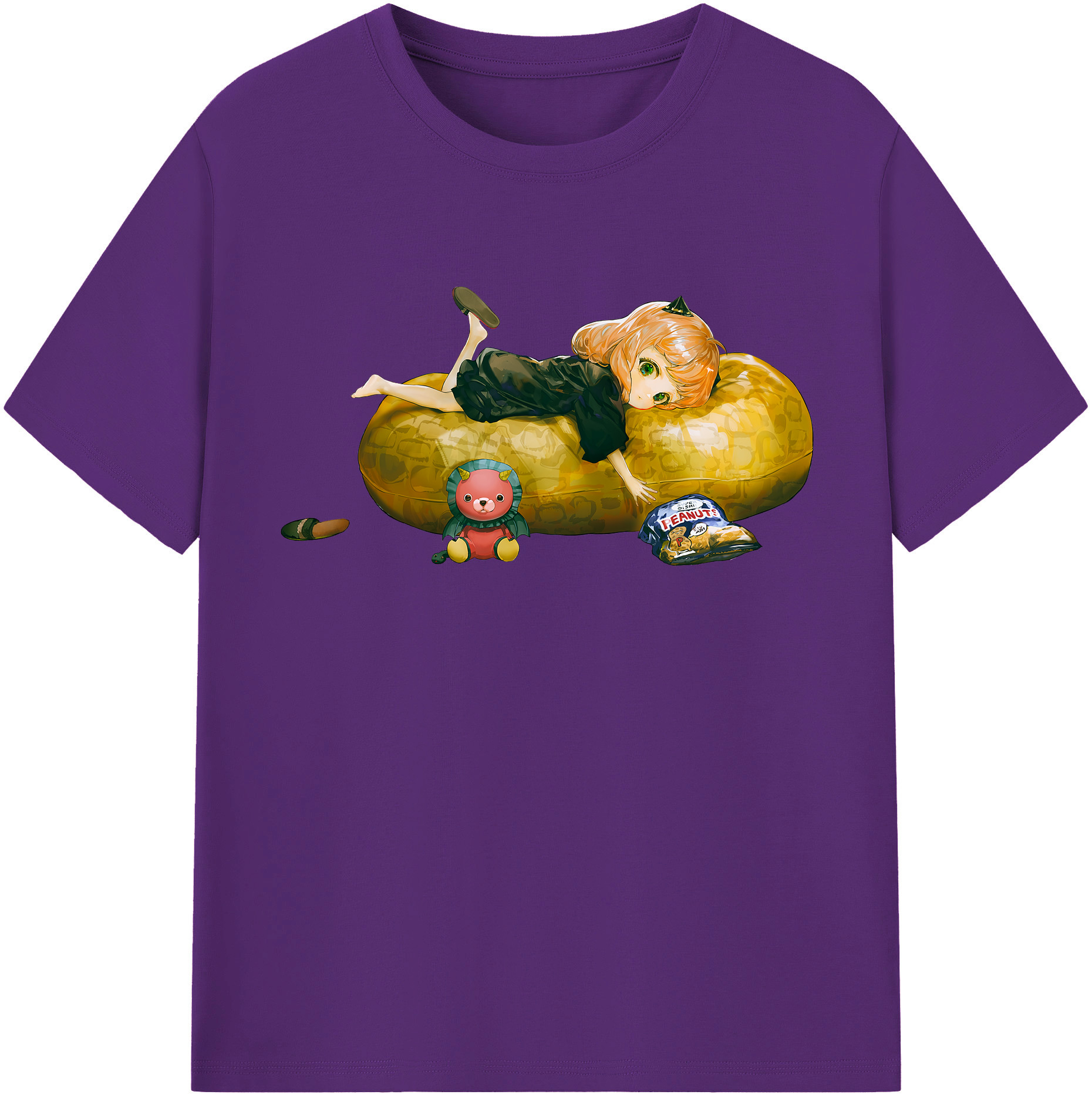 （画像用） SPY×FAMILY间谍家家酒 綿100％半袖Tシャツ（フロントプリント）