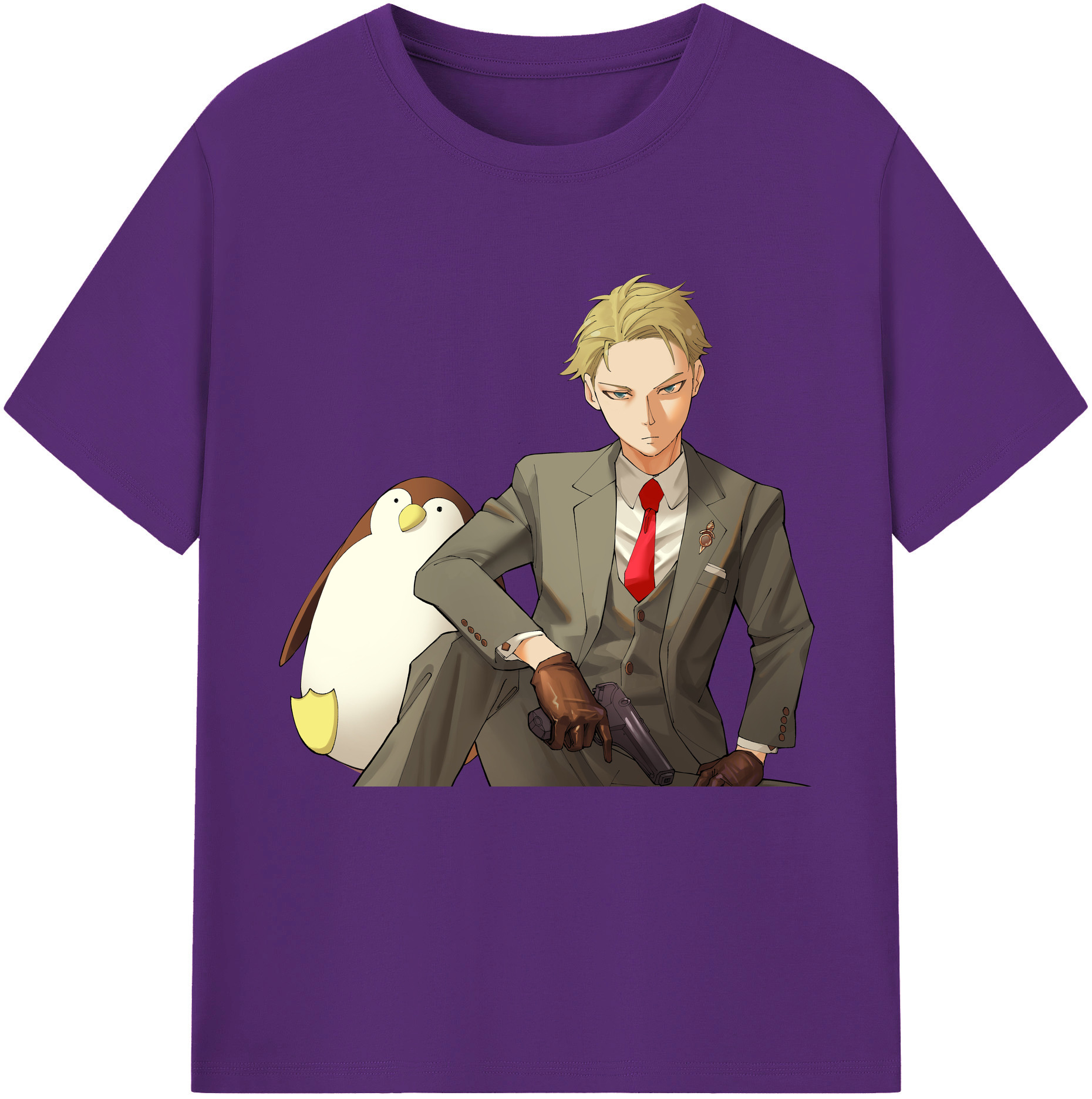 （画像用） SPY×FAMILY间谍家家酒 綿100％半袖Tシャツ（フロントプリント）