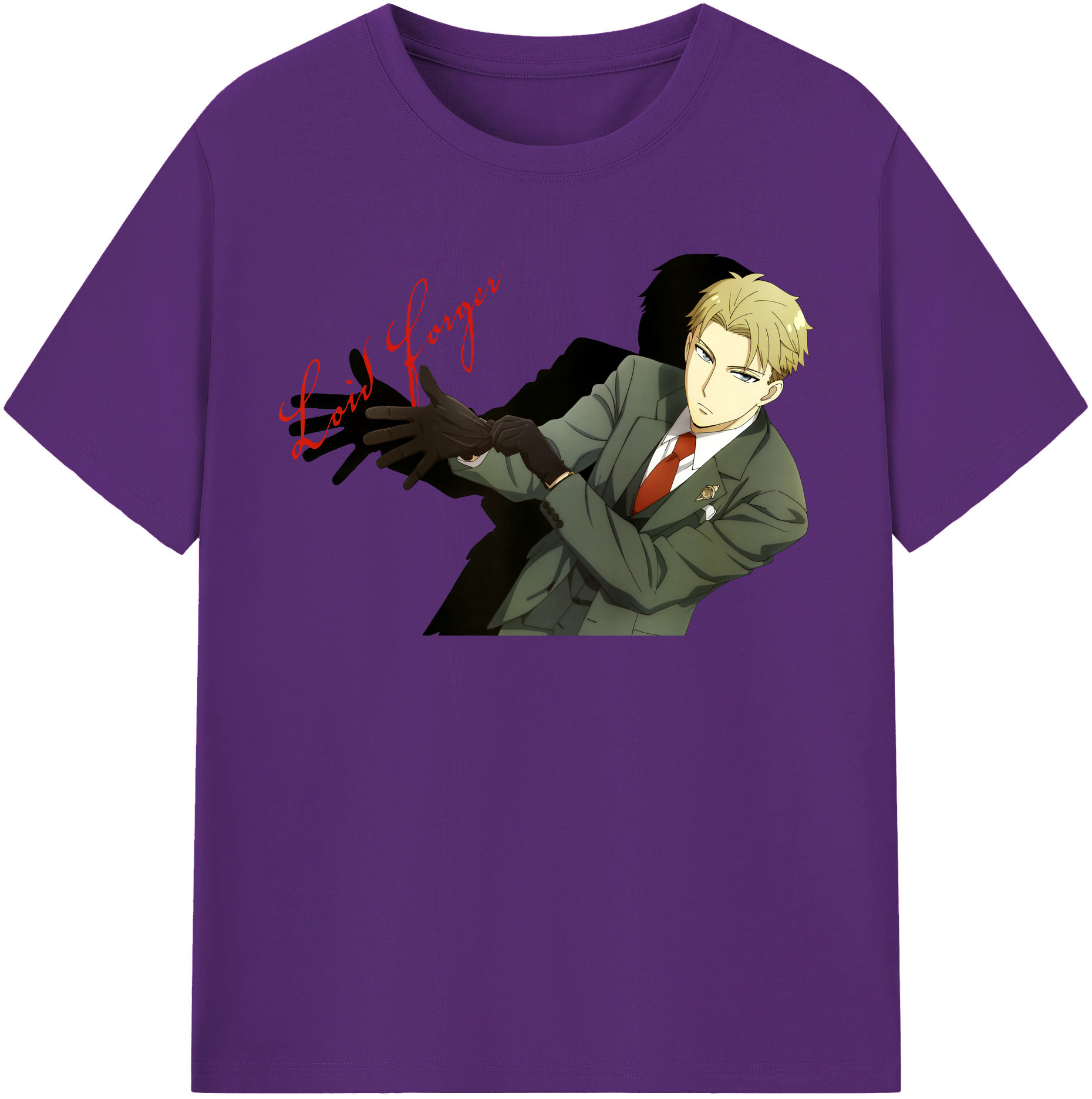 （画像用） SPY×FAMILY间谍家家酒 綿100％半袖Tシャツ（フロントプリント）
