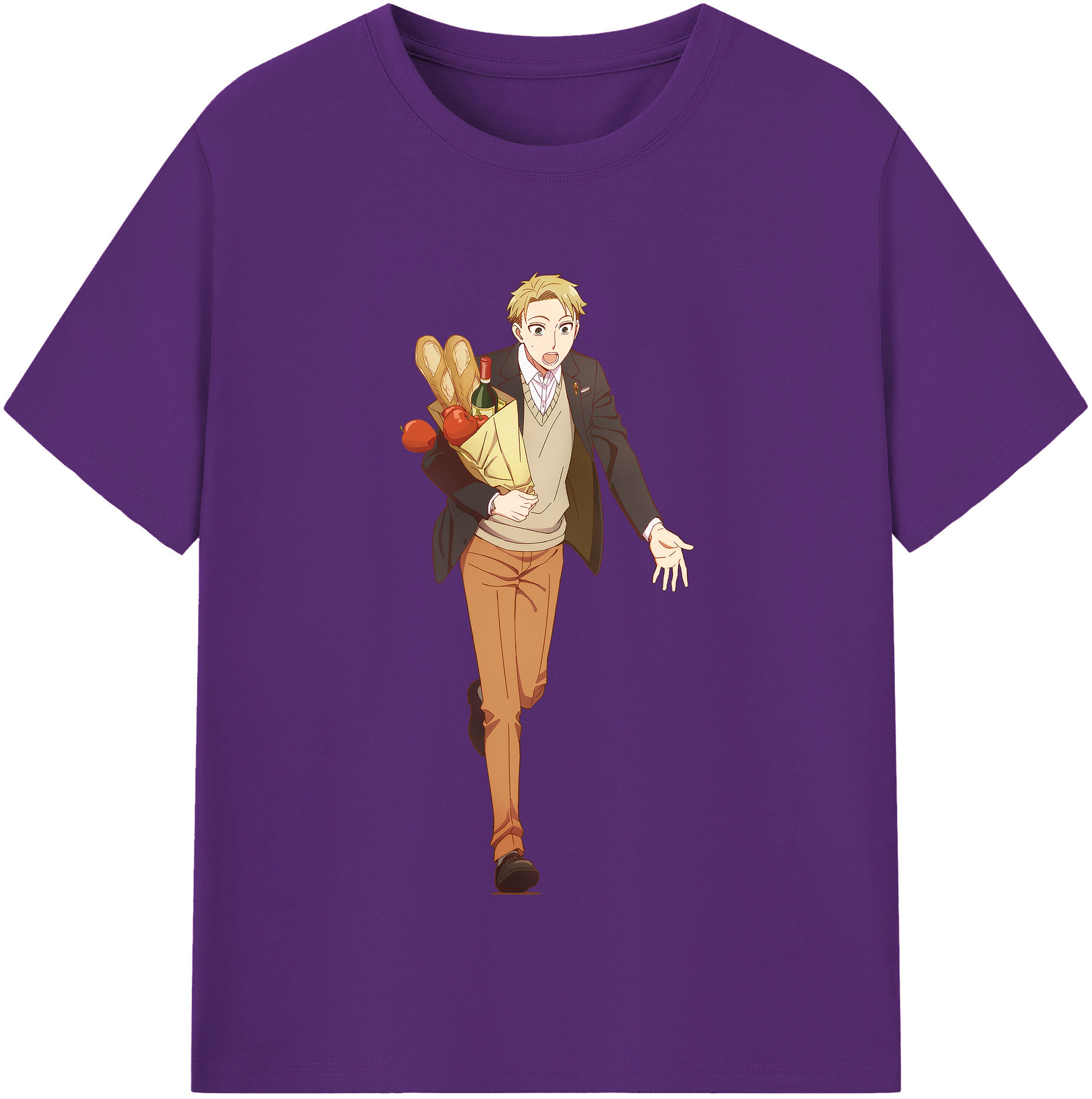 （画像用） SPY×FAMILY间谍家家酒 綿100％半袖Tシャツ（フロントプリント）