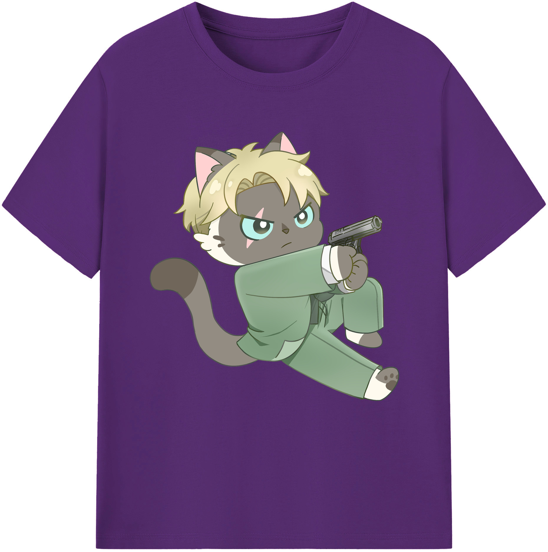 （画像用） SPY×FAMILY间谍家家酒 綿100％半袖Tシャツ（フロントプリント）