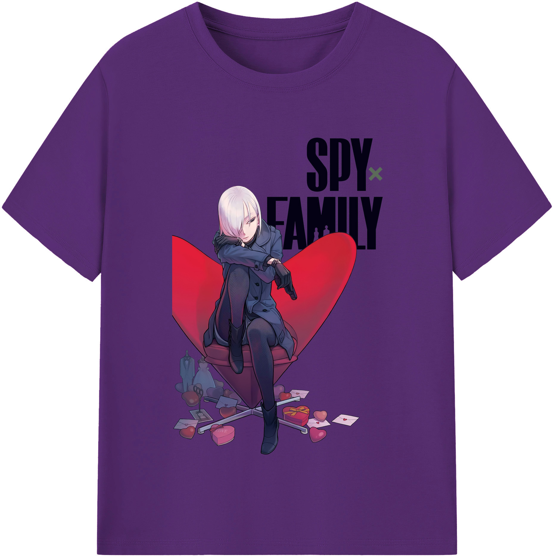 （画像用） SPY×FAMILY间谍家家酒 綿100％半袖Tシャツ（フロントプリント）