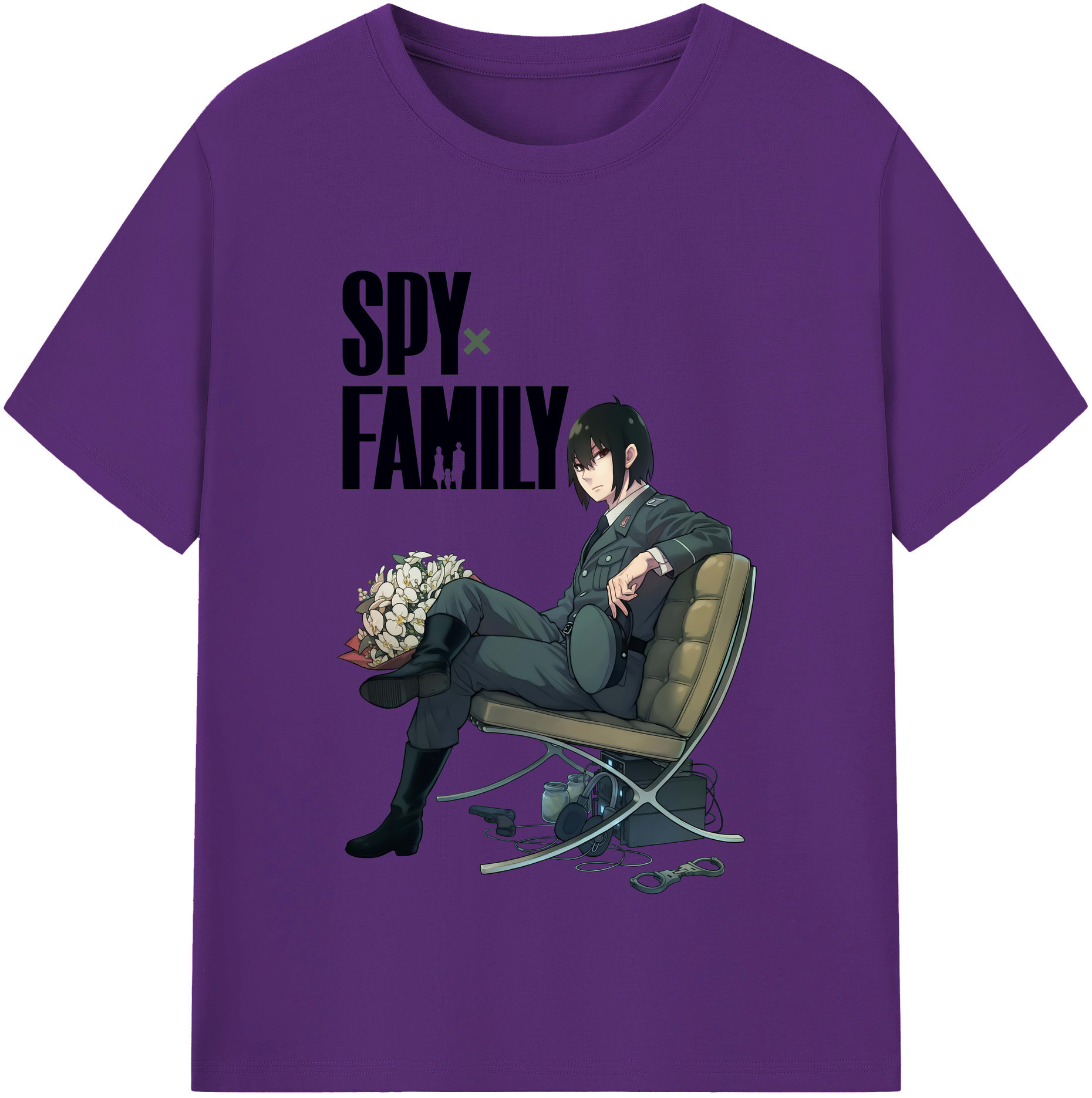 （画像用） SPY×FAMILY间谍家家酒 綿100％半袖Tシャツ（フロントプリント）