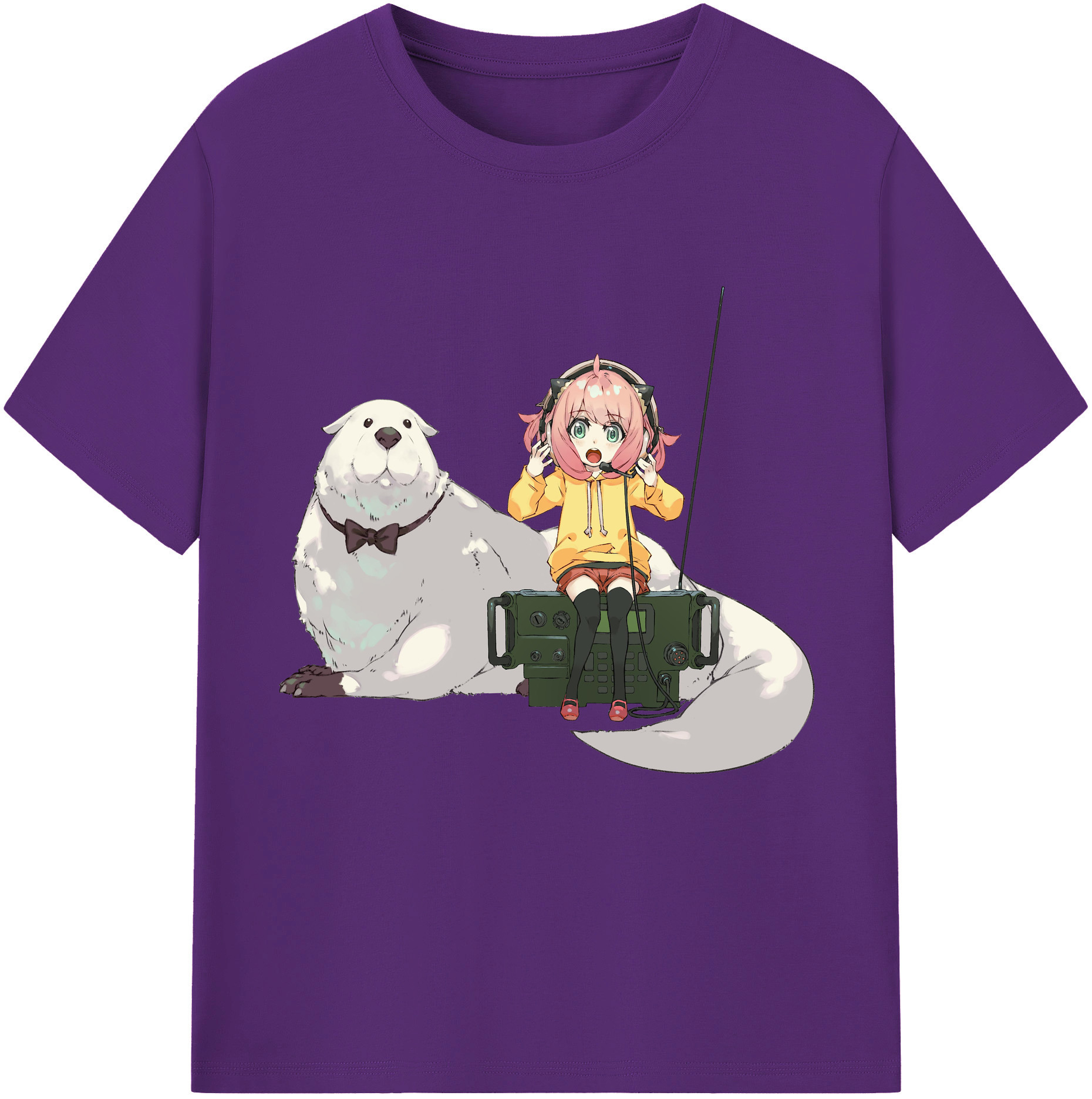 （画像用） SPY×FAMILY间谍家家酒 綿100％半袖Tシャツ（フロントプリント）