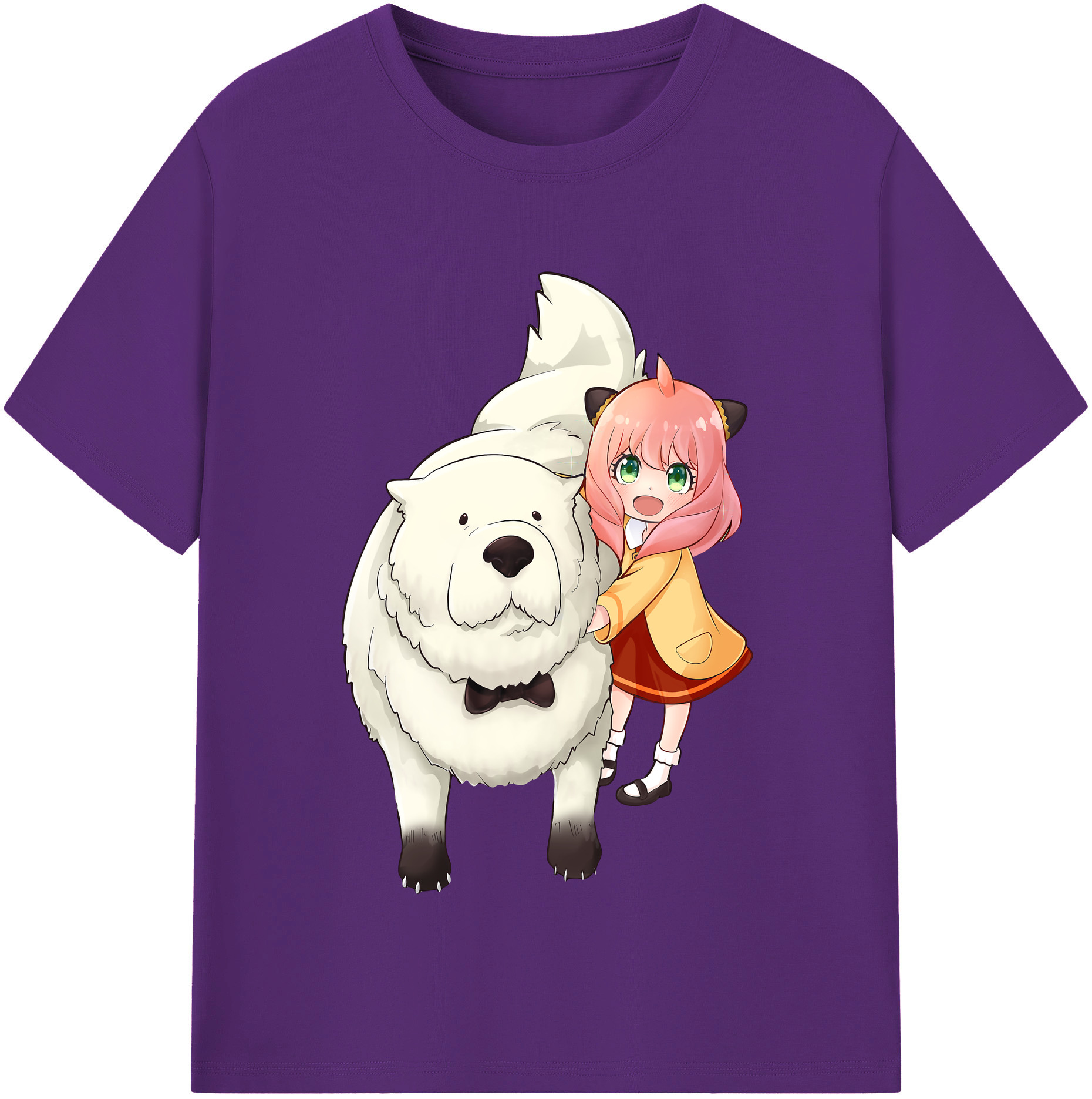（画像用） SPY×FAMILY间谍家家酒 綿100％半袖Tシャツ（フロントプリント）