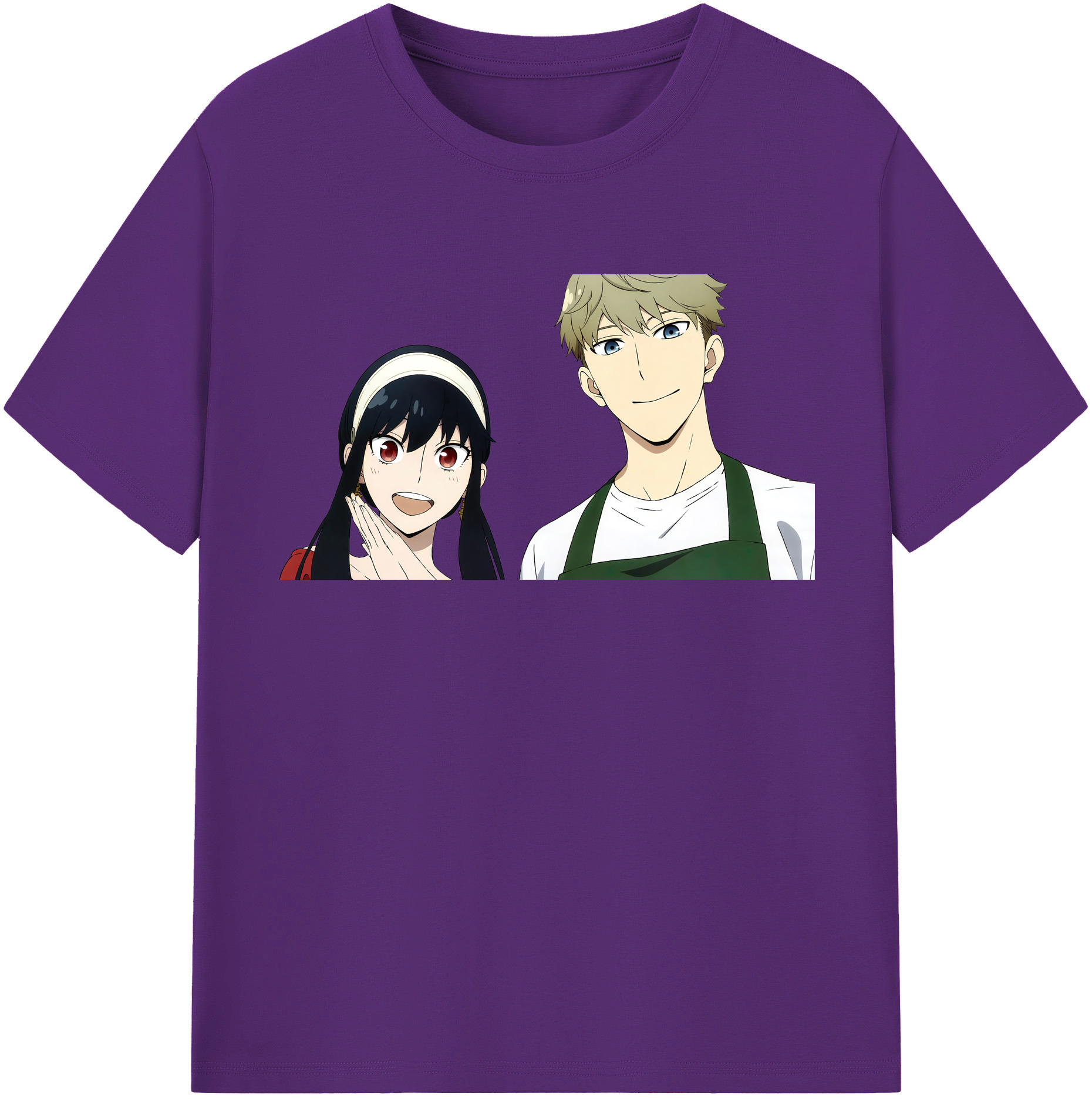 （画像用） SPY×FAMILY间谍家家酒 綿100％半袖Tシャツ（フロントプリント）