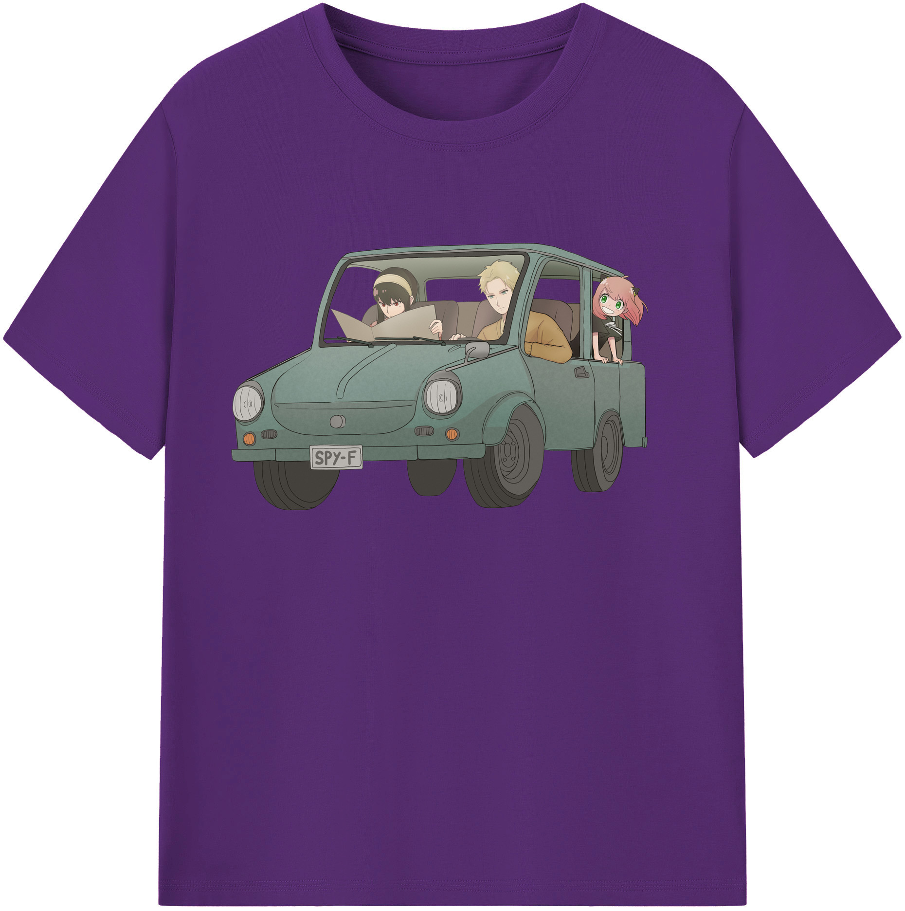（画像用） SPY×FAMILY间谍家家酒 綿100％半袖Tシャツ（フロントプリント）