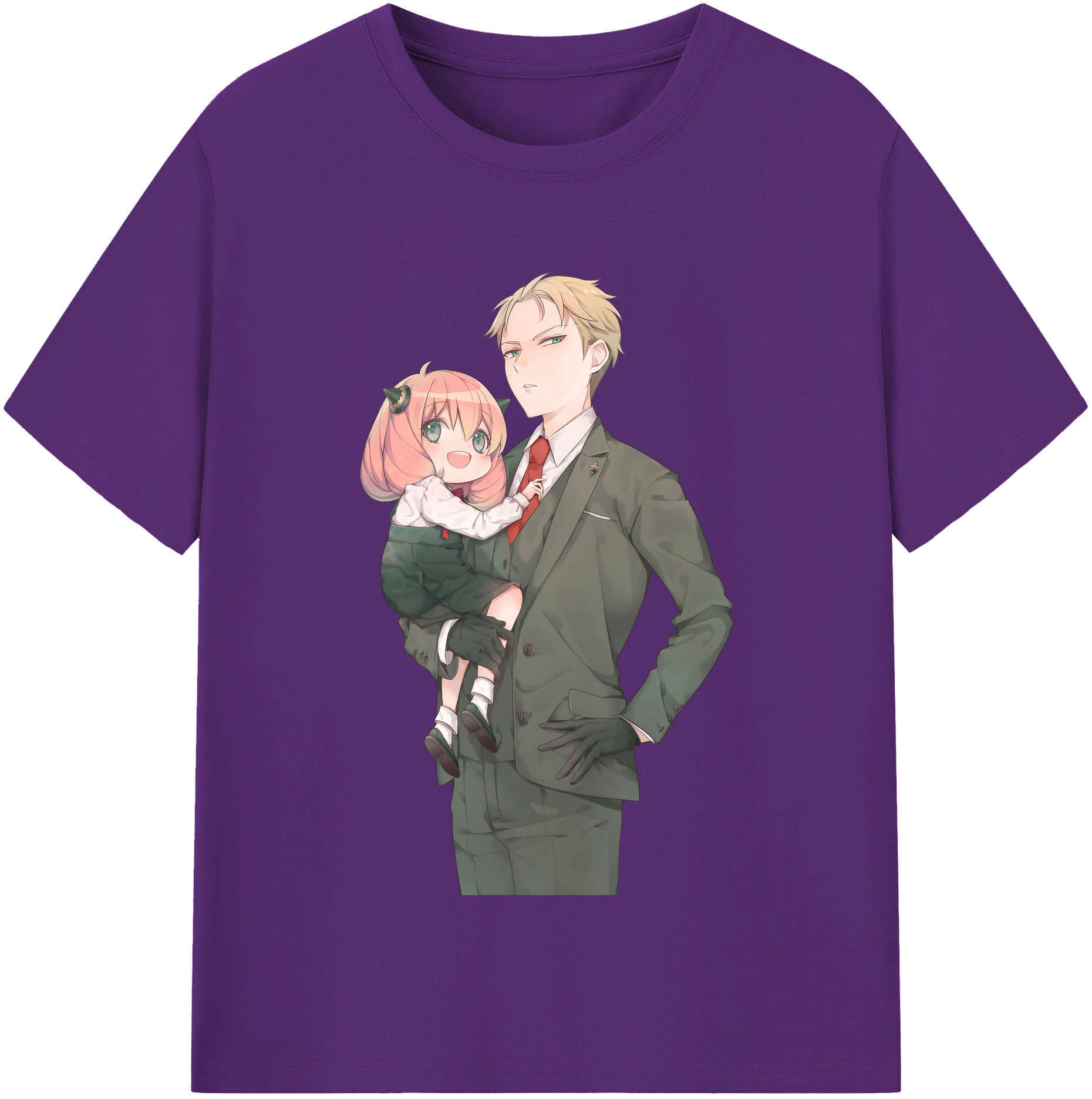 （画像用） SPY×FAMILY间谍家家酒 綿100％半袖Tシャツ（フロントプリント）