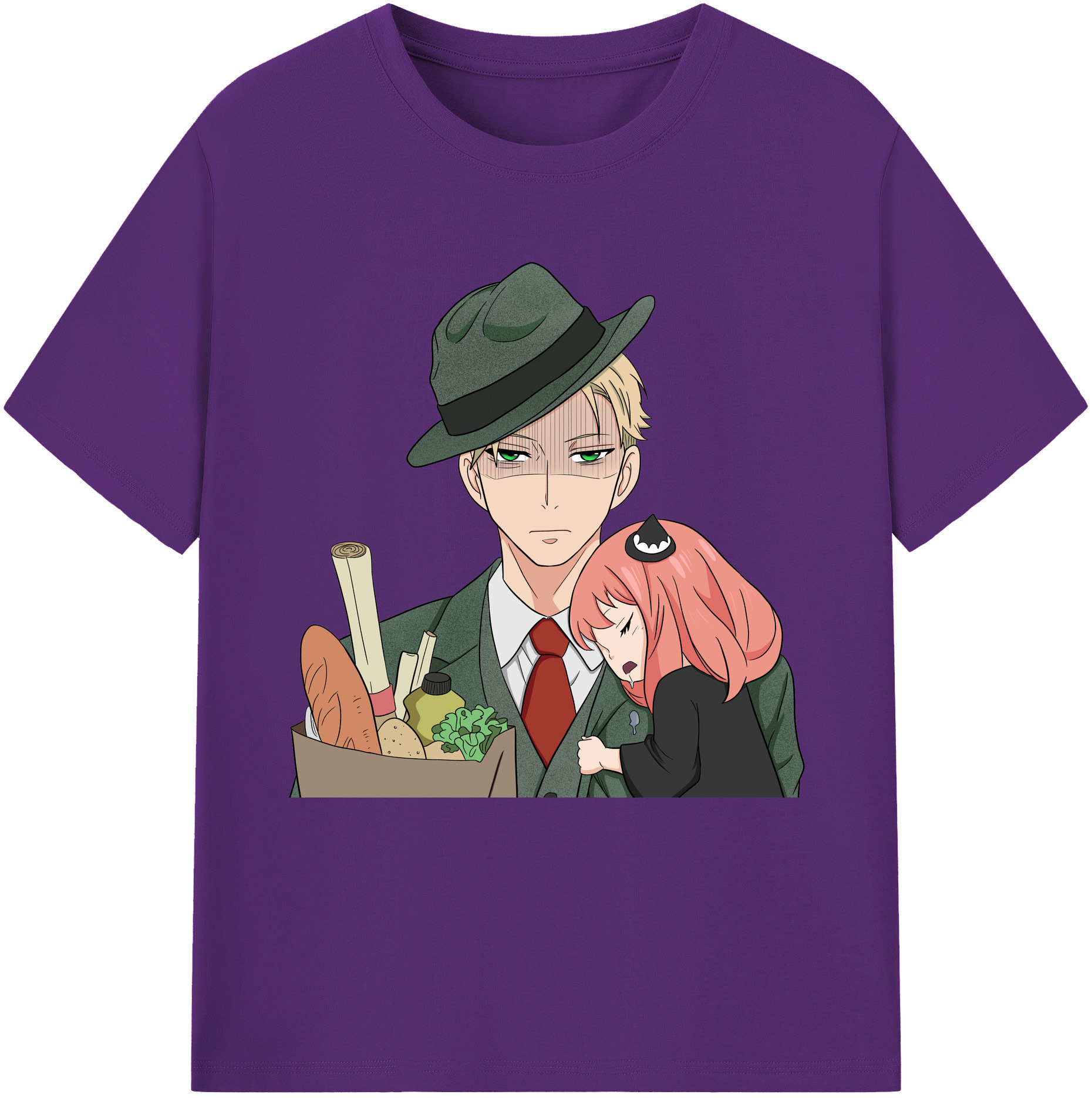 （画像用） SPY×FAMILY间谍家家酒 綿100％半袖Tシャツ（フロントプリント）