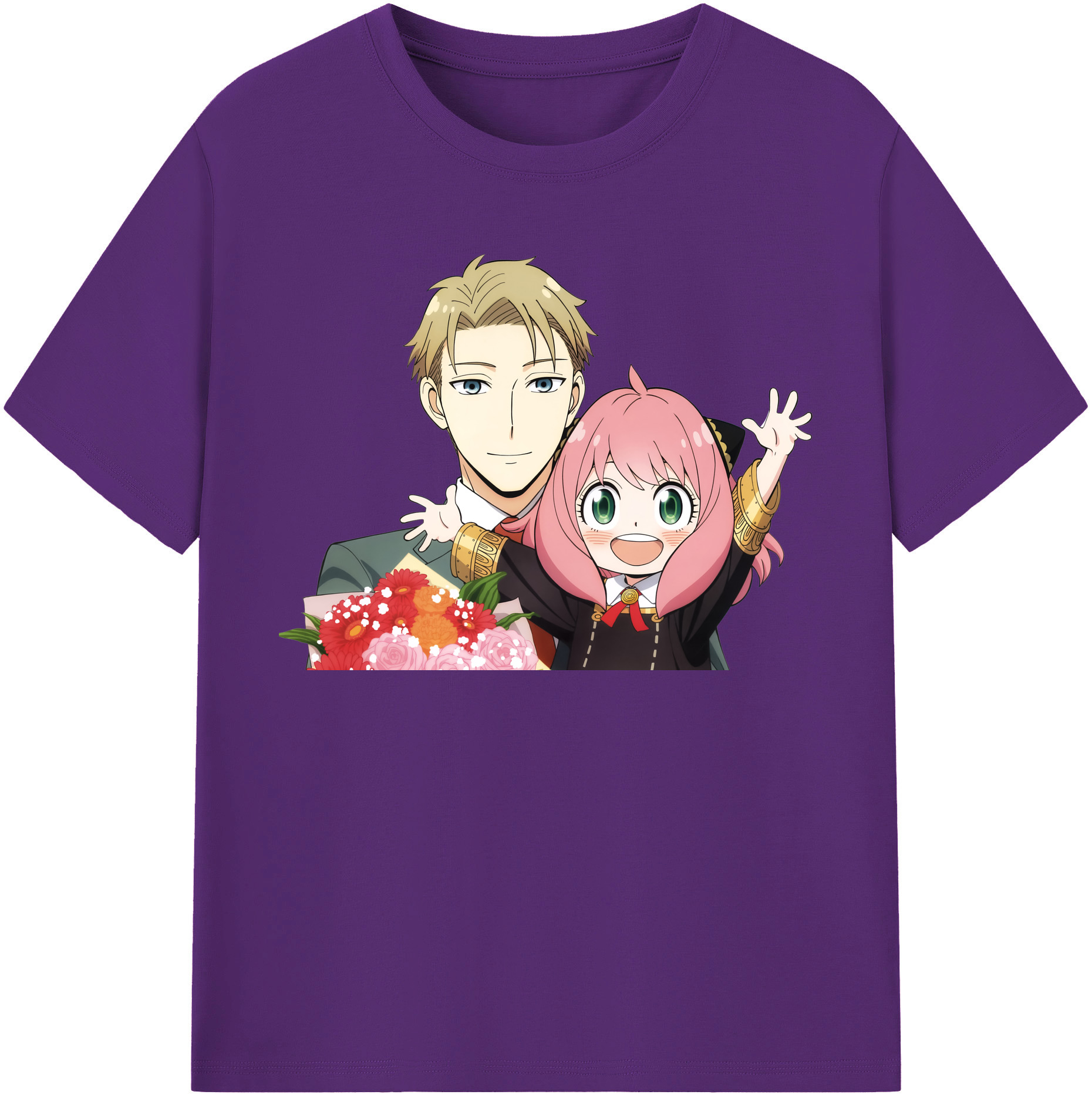（画像用） SPY×FAMILY间谍家家酒 綿100％半袖Tシャツ（フロントプリント）