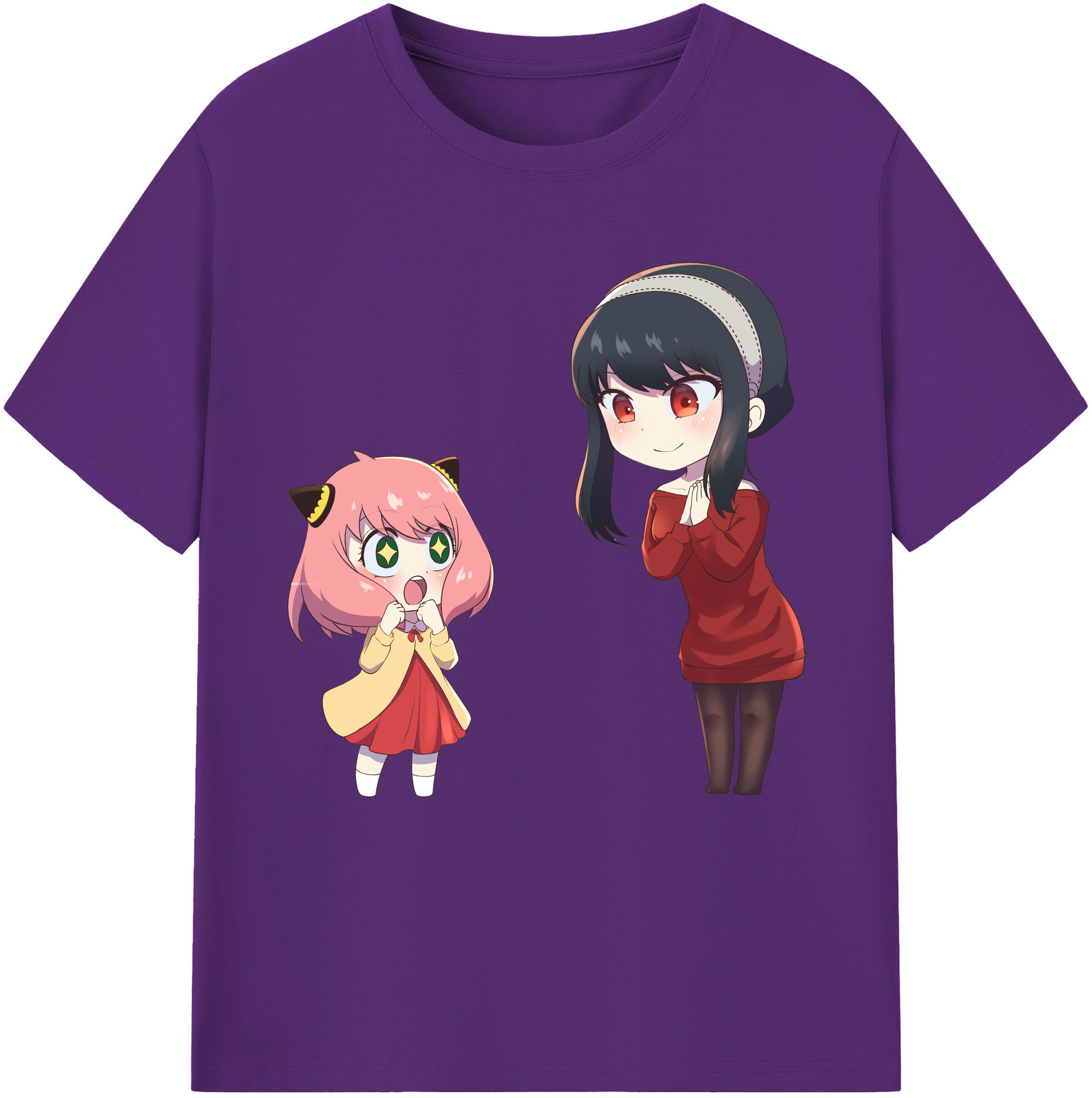 （画像用） SPY×FAMILY间谍家家酒 綿100％半袖Tシャツ（フロントプリント）