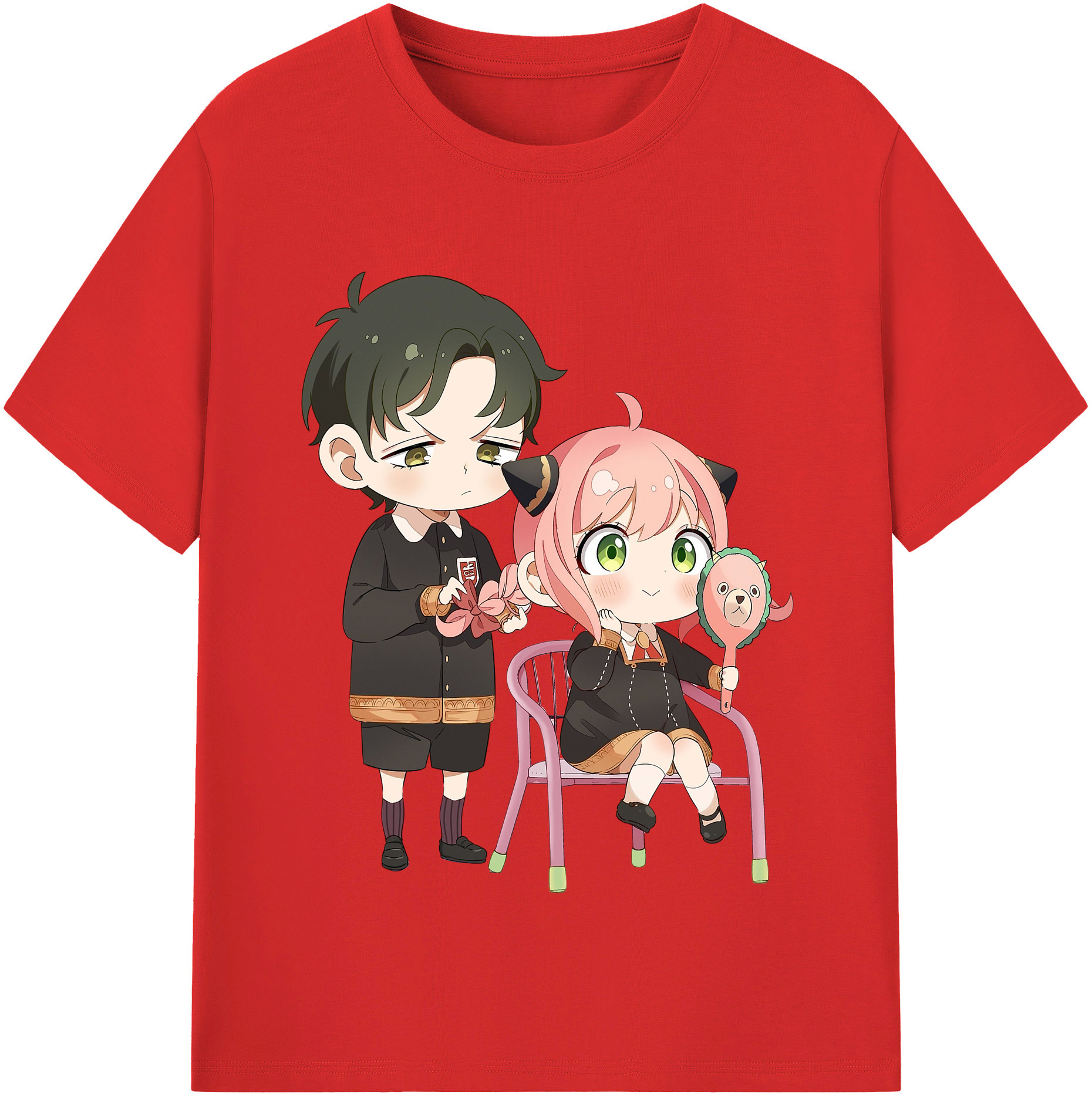 （画像用） SPY×FAMILY间谍家家酒 綿100％半袖Tシャツ（フロントプリント）