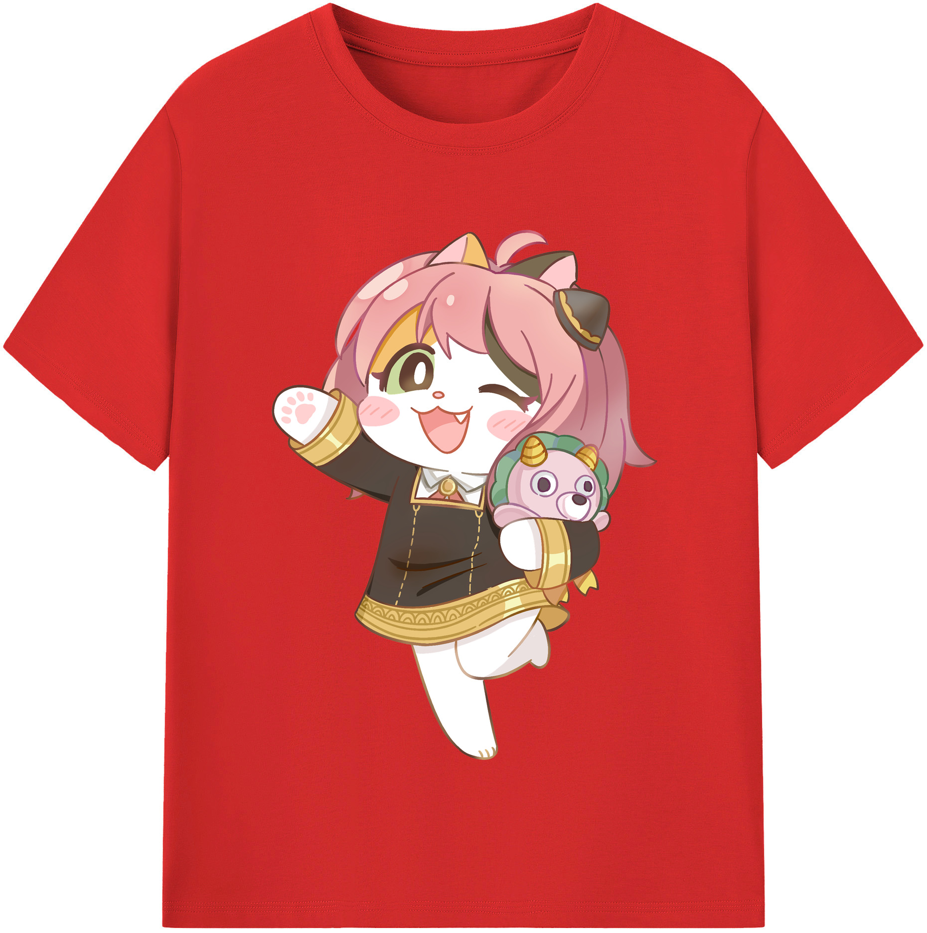 （画像用） SPY×FAMILY间谍家家酒 綿100％半袖Tシャツ（フロントプリント）