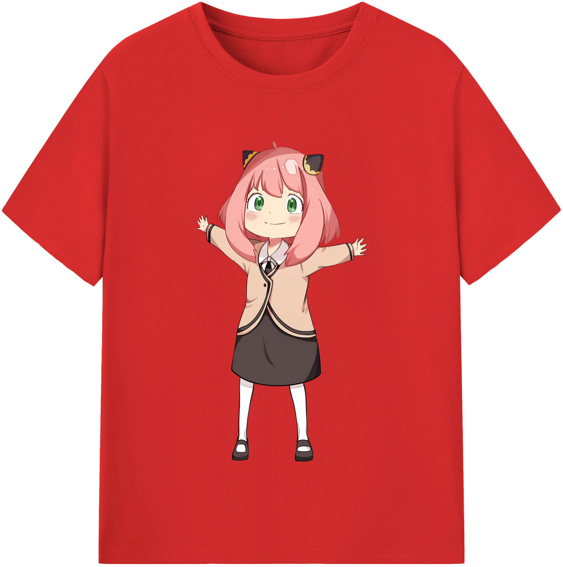 （画像用） SPY×FAMILY间谍家家酒 綿100％半袖Tシャツ（フロントプリント）