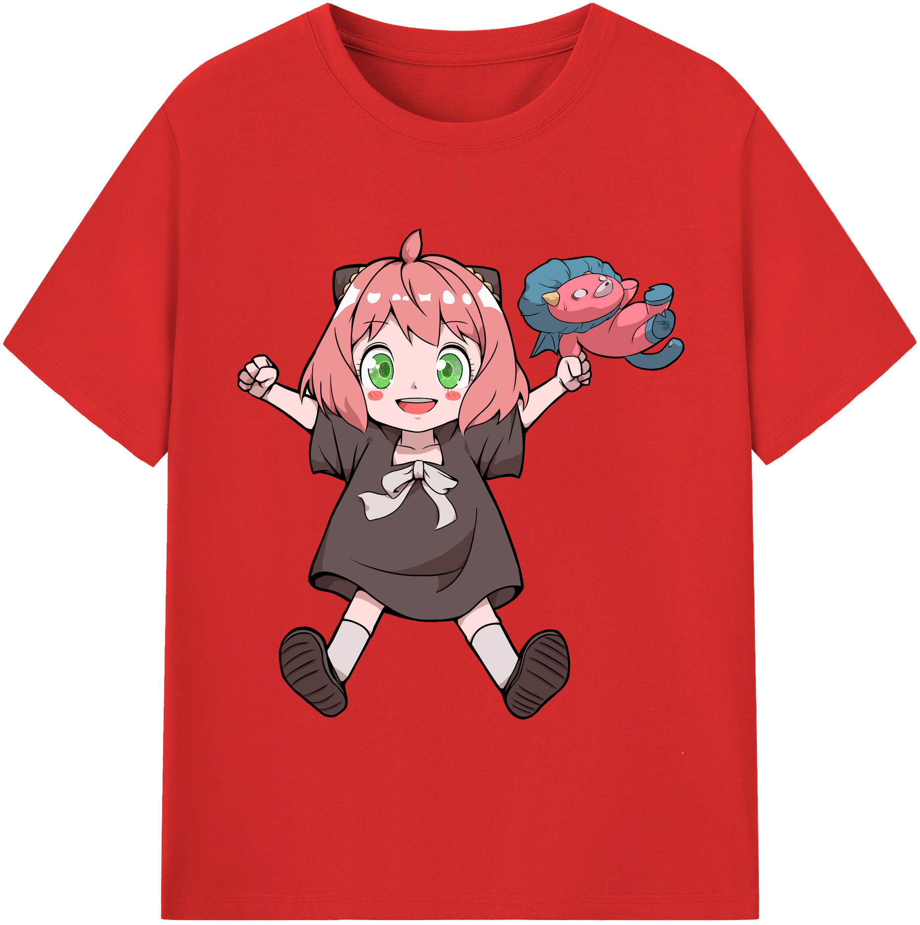 （画像用） SPY×FAMILY间谍家家酒 綿100％半袖Tシャツ（フロントプリント）