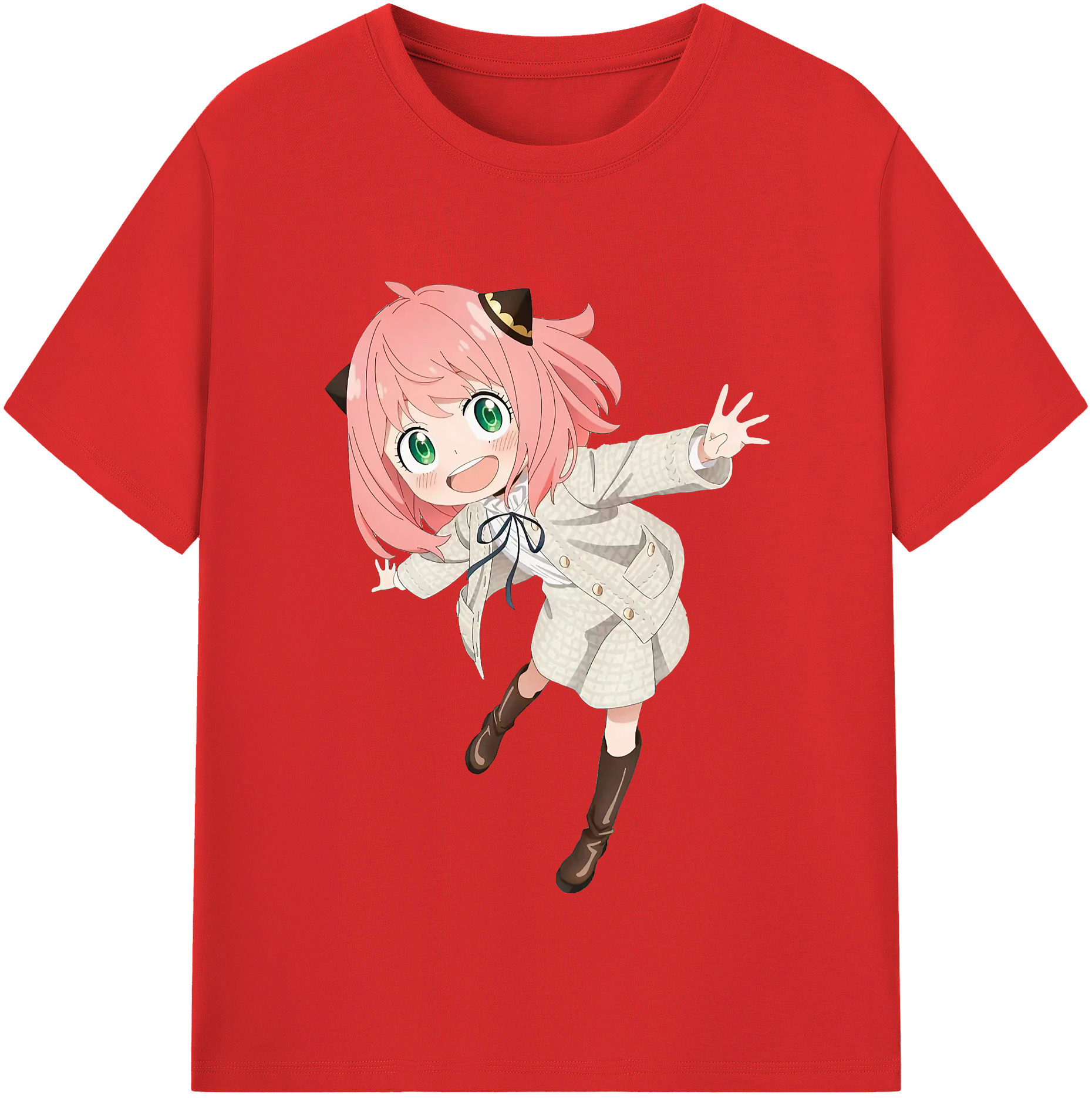 （画像用） SPY×FAMILY间谍家家酒 綿100％半袖Tシャツ（フロントプリント）