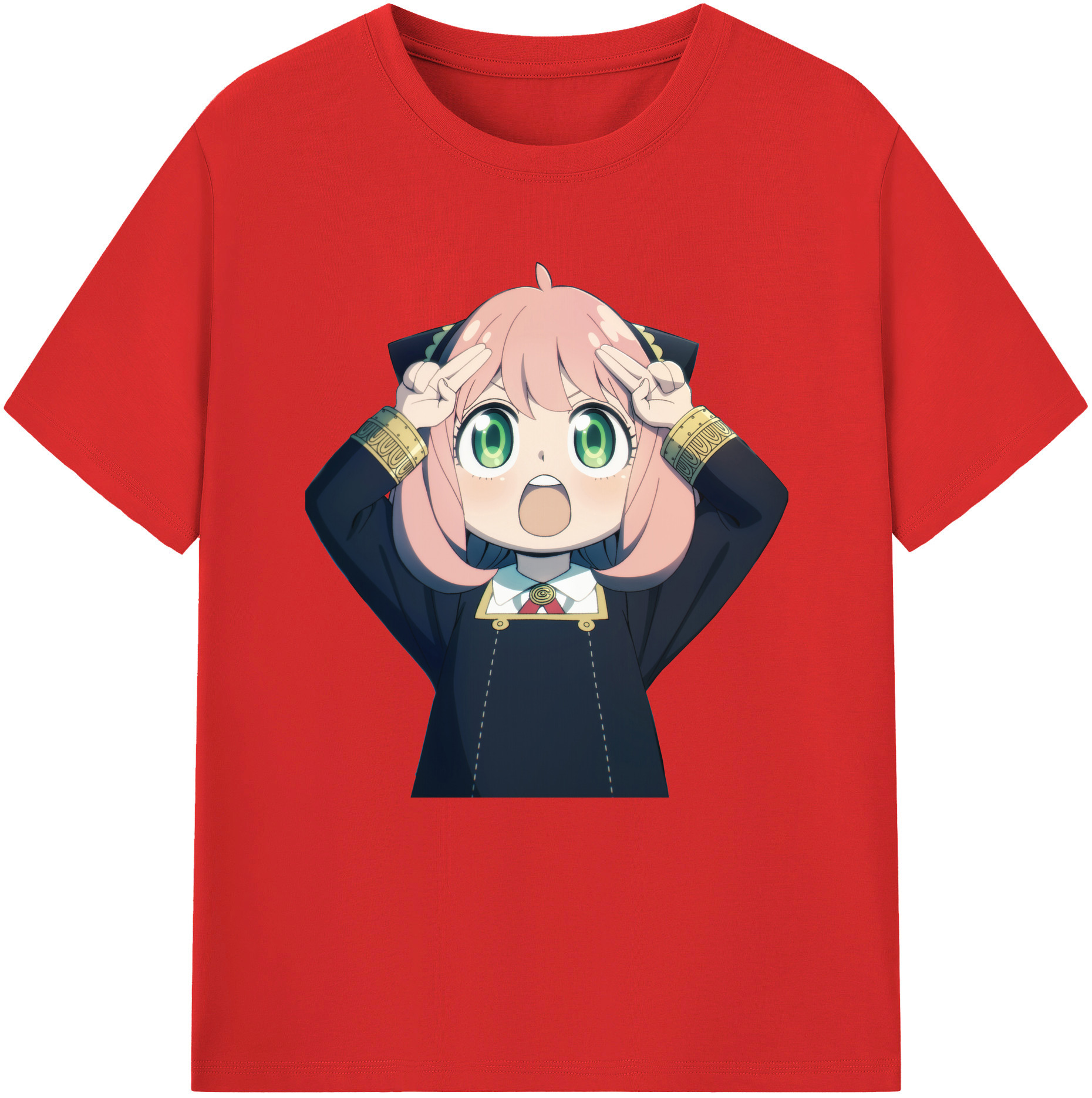 （画像用） SPY×FAMILY间谍家家酒 綿100％半袖Tシャツ（フロントプリント）