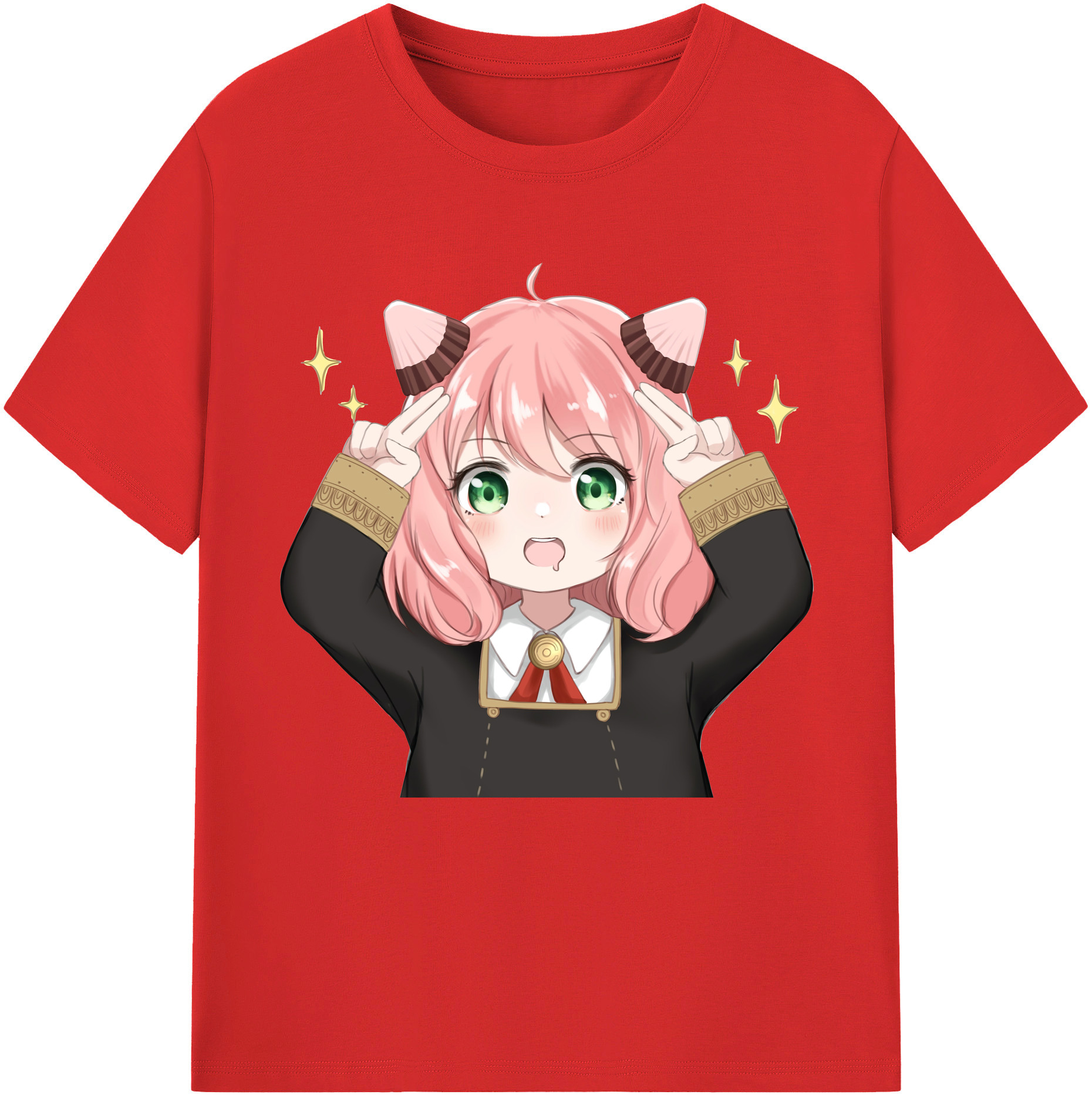 （画像用） SPY×FAMILY间谍家家酒 綿100％半袖Tシャツ（フロントプリント）