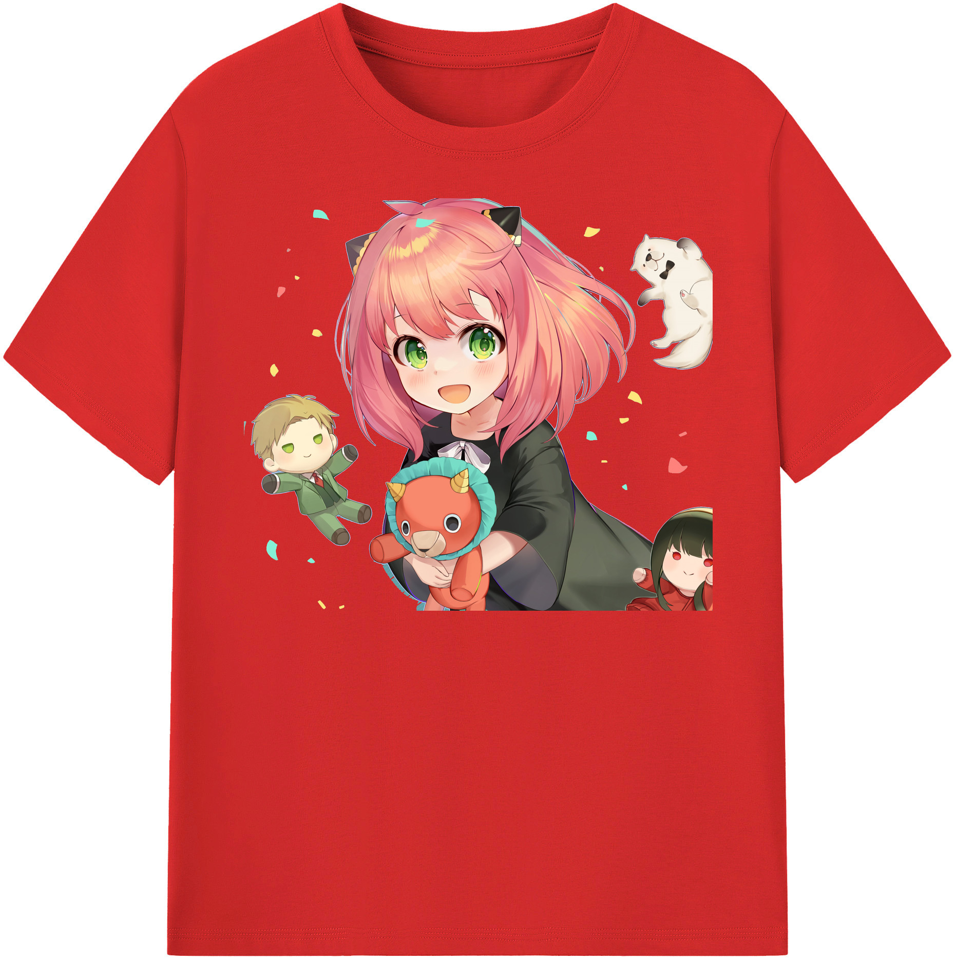（画像用） SPY×FAMILY间谍家家酒 綿100％半袖Tシャツ（フロントプリント）