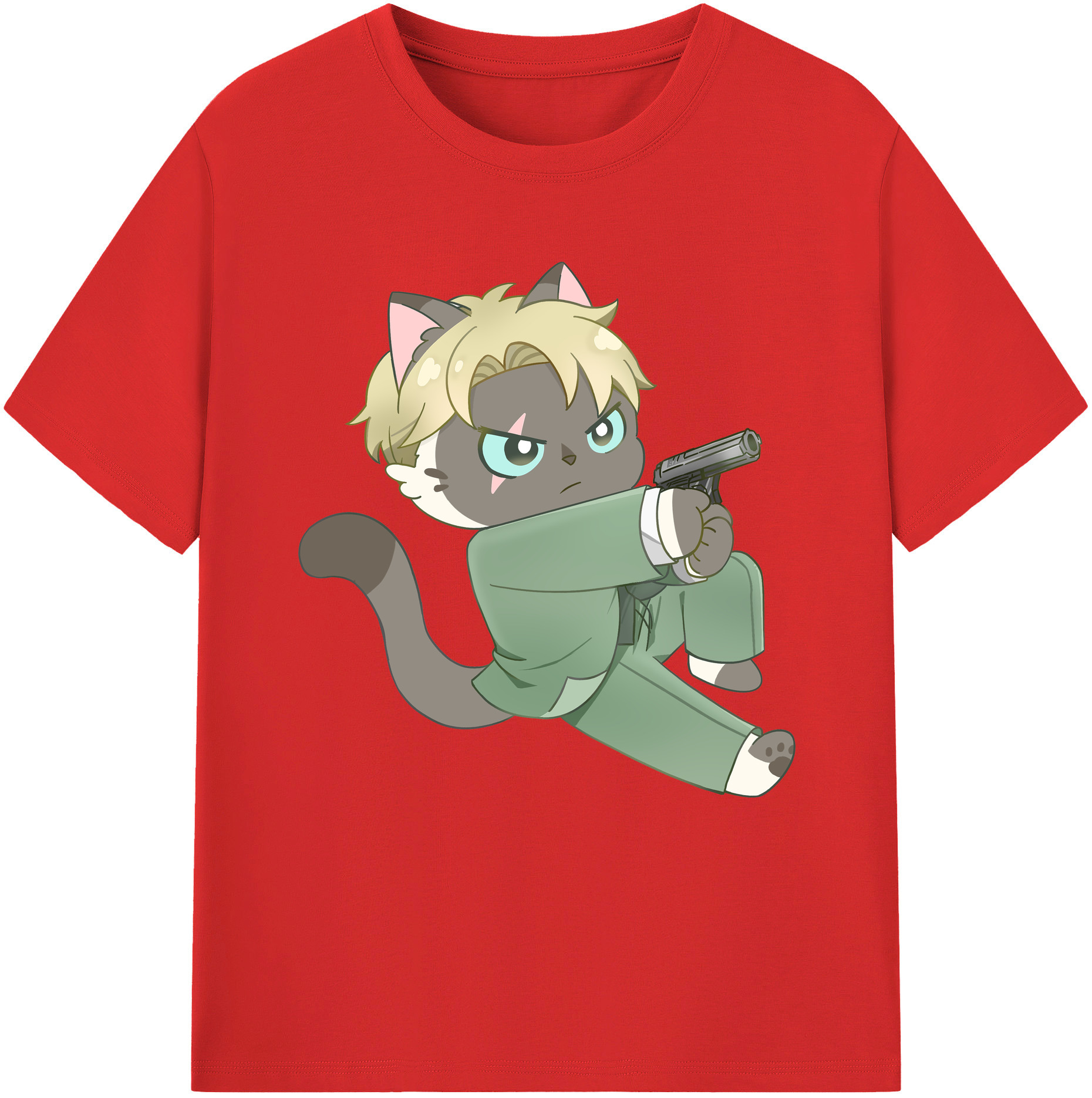 （画像用） SPY×FAMILY间谍家家酒 綿100％半袖Tシャツ（フロントプリント）