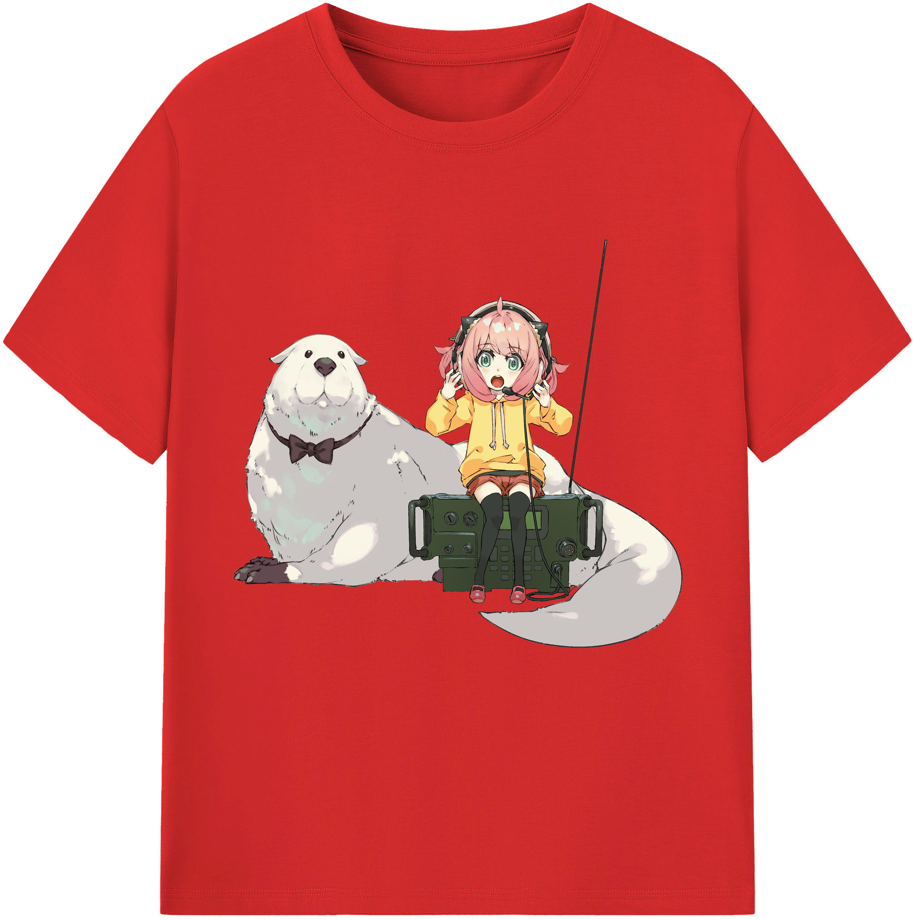 （画像用） SPY×FAMILY间谍家家酒 綿100％半袖Tシャツ（フロントプリント）