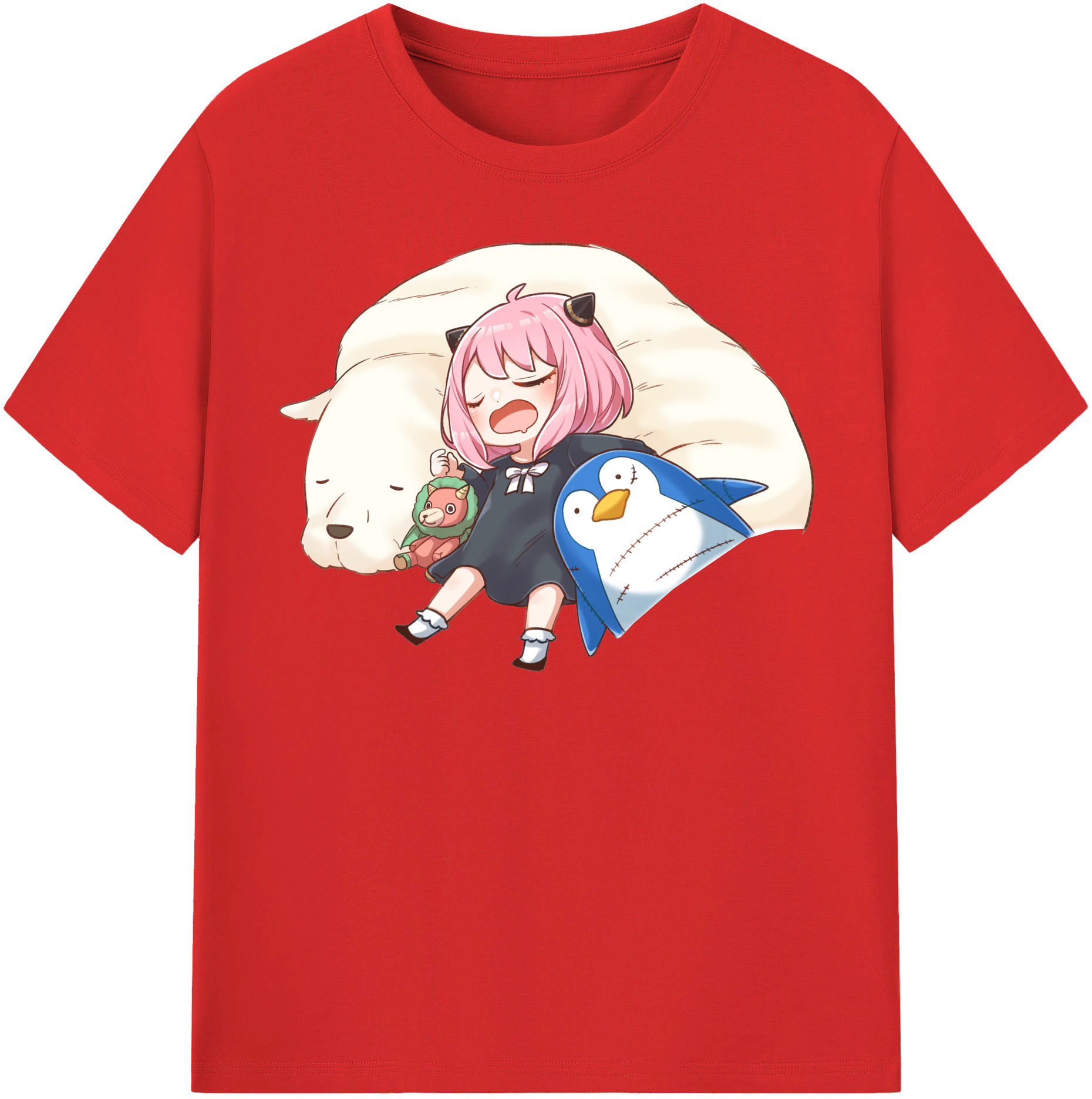 （画像用） SPY×FAMILY间谍家家酒 綿100％半袖Tシャツ（フロントプリント）