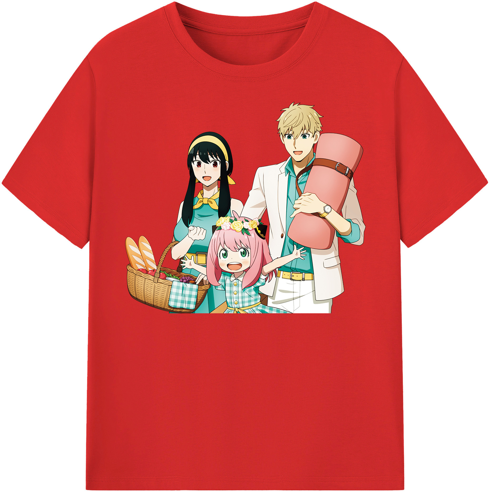 （画像用） SPY×FAMILY间谍家家酒 綿100％半袖Tシャツ（フロントプリント）