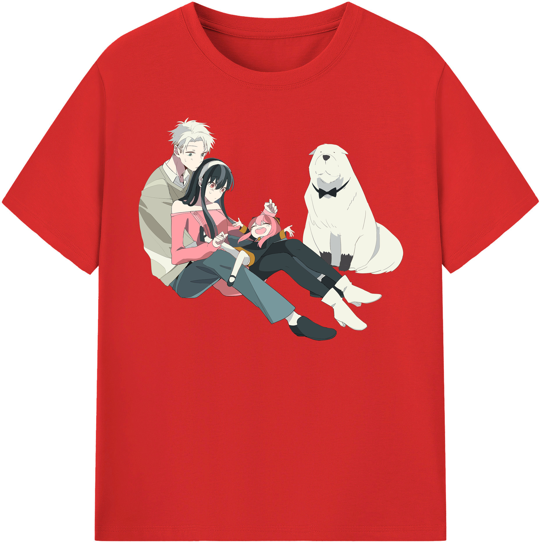 （画像用） SPY×FAMILY间谍家家酒 綿100％半袖Tシャツ（フロントプリント）