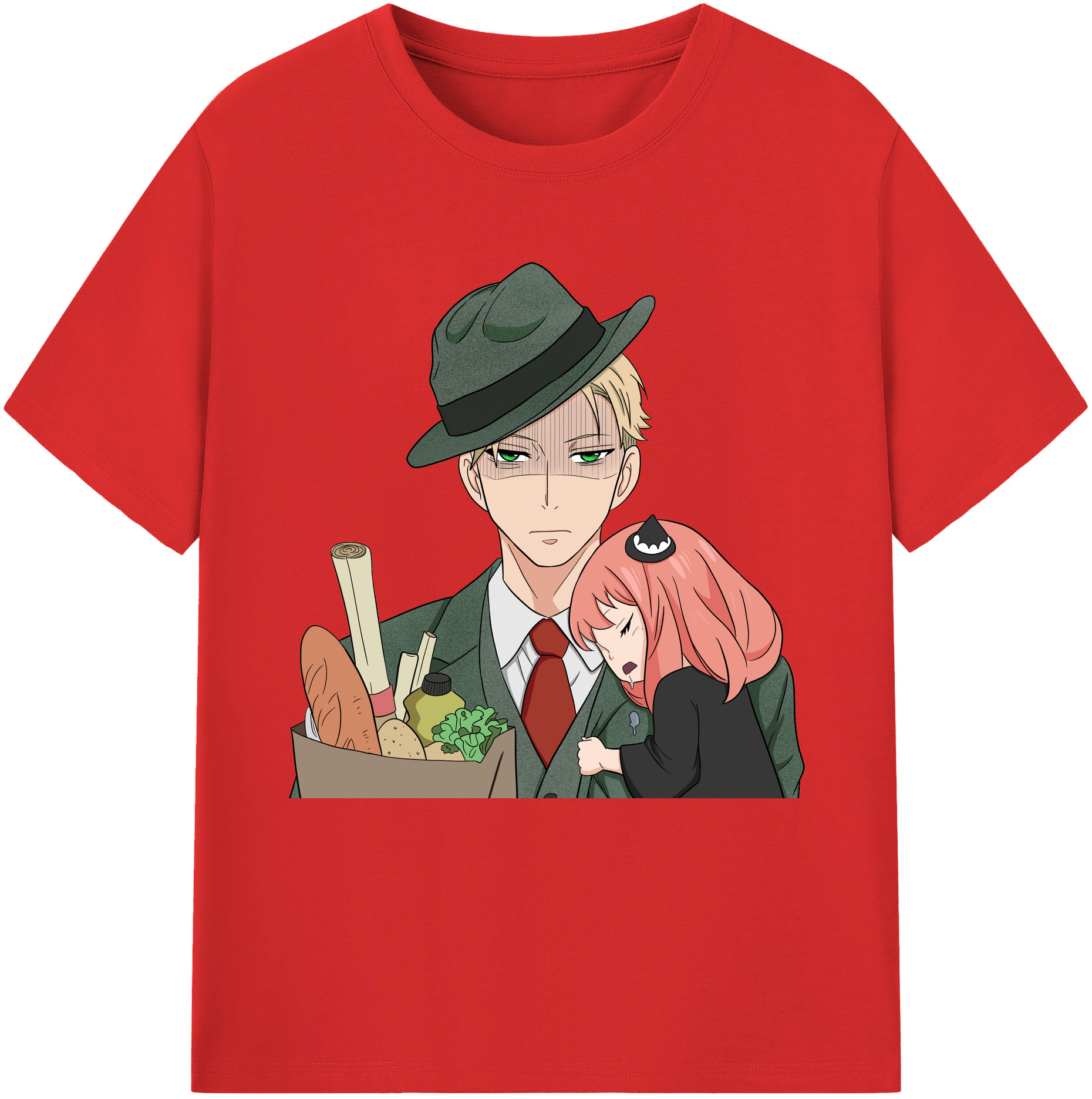 （画像用） SPY×FAMILY间谍家家酒 綿100％半袖Tシャツ（フロントプリント）