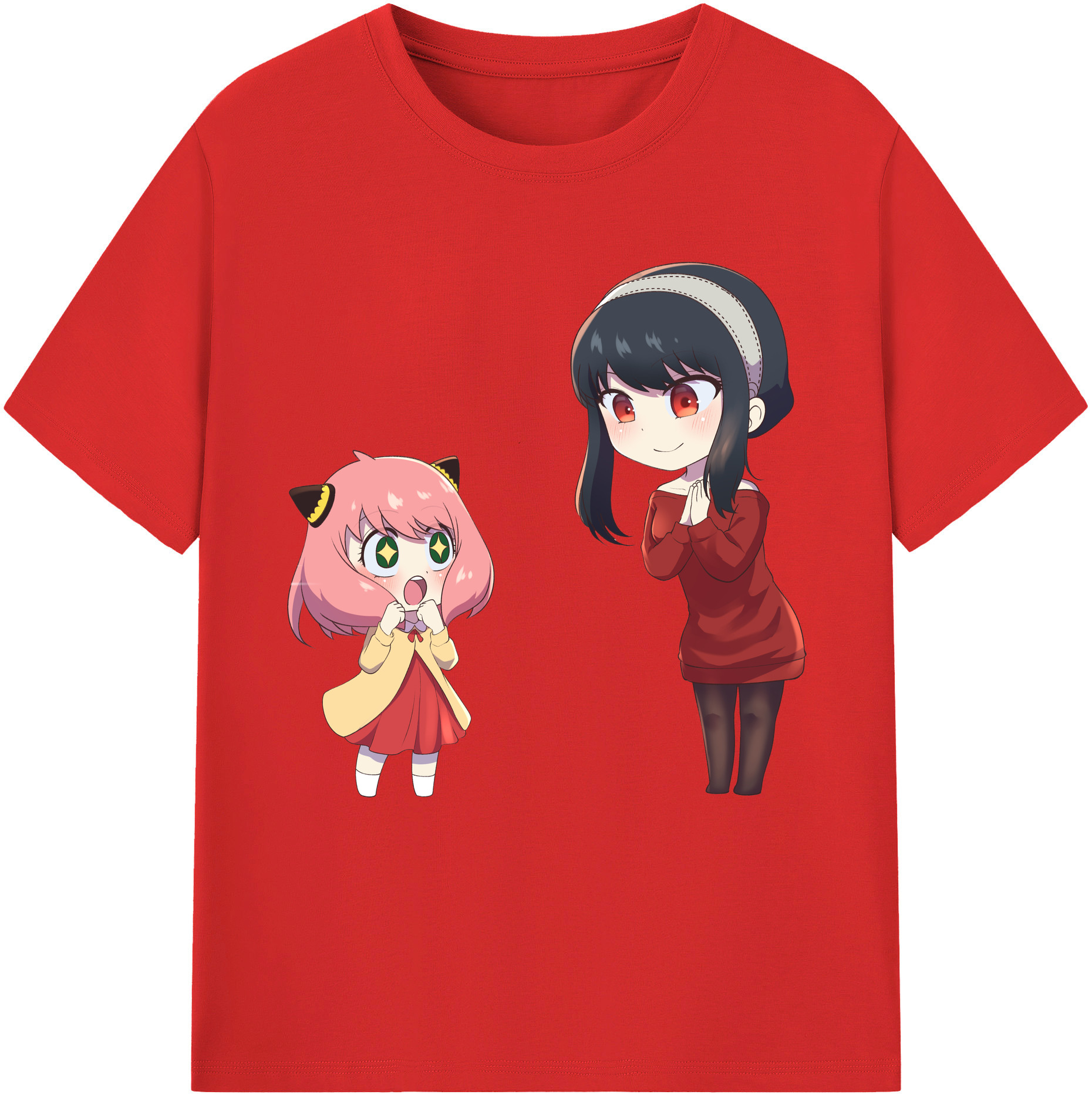 （画像用） SPY×FAMILY间谍家家酒 綿100％半袖Tシャツ（フロントプリント）