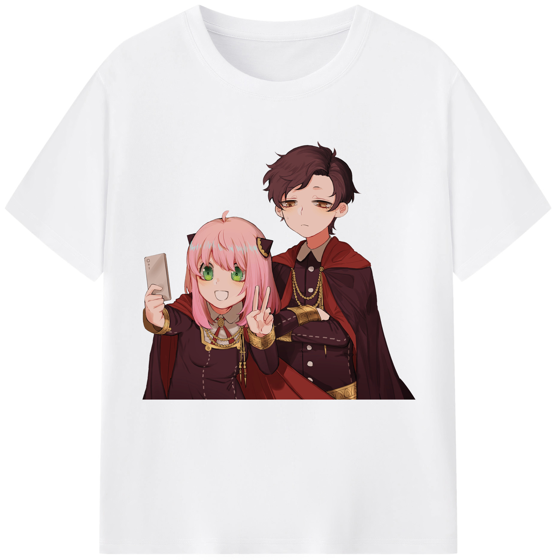 （画像用） SPY×FAMILY间谍家家酒 綿100％半袖Tシャツ（フロントプリント）
